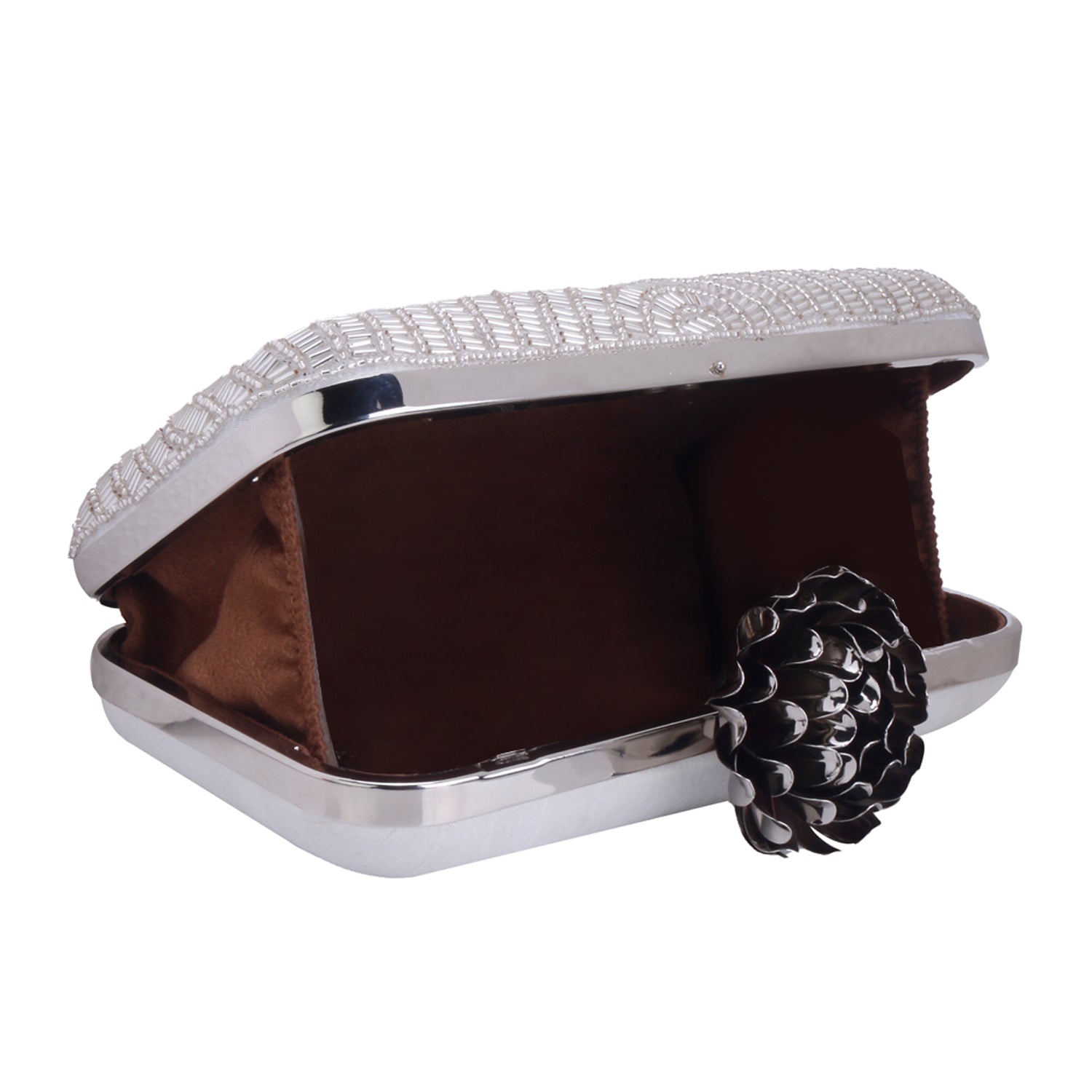 silver clutch