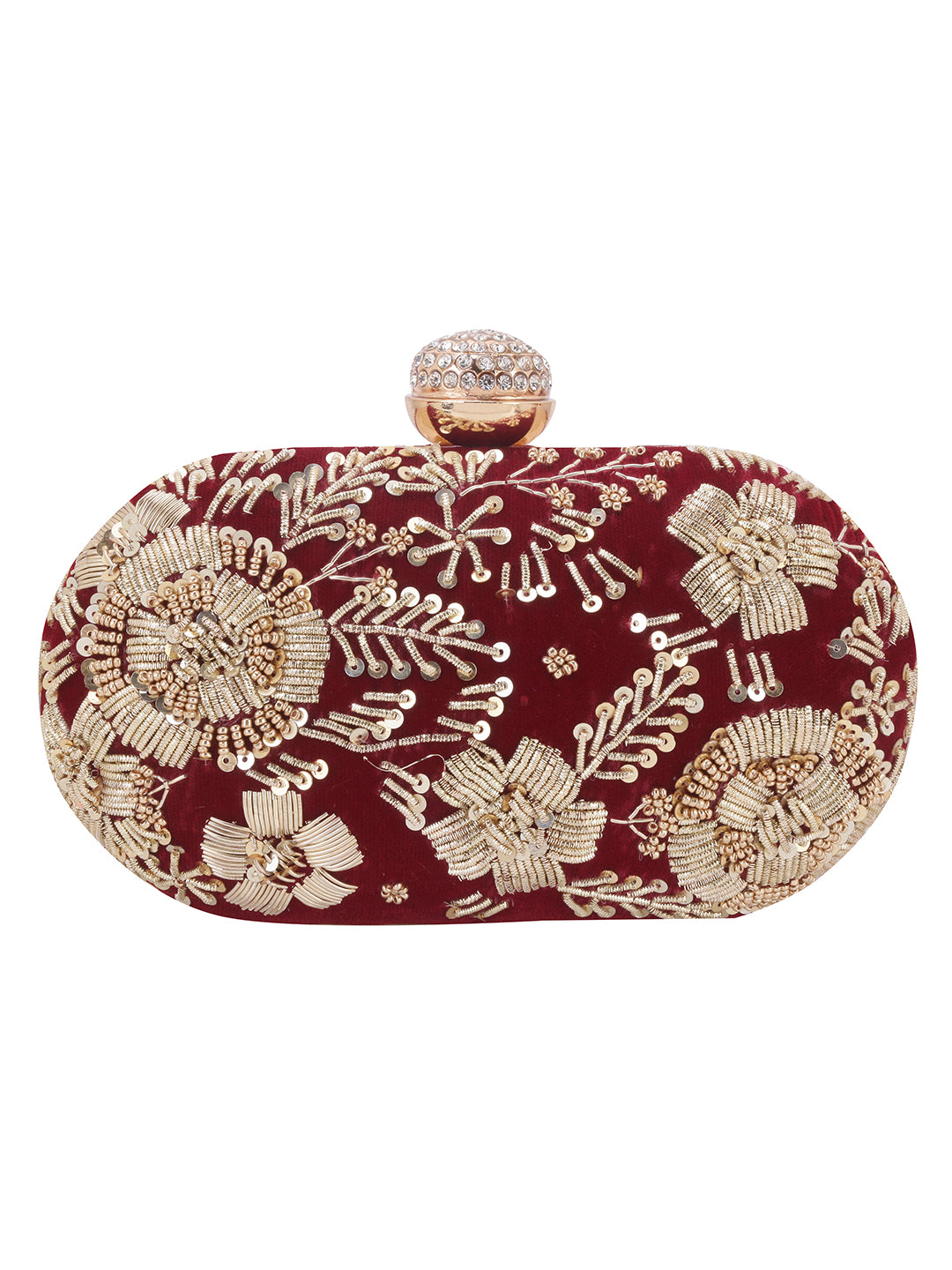 VRPS Embroidered Clutch | Handcrafted VRPS Embroidered Clutch | SWIS-116