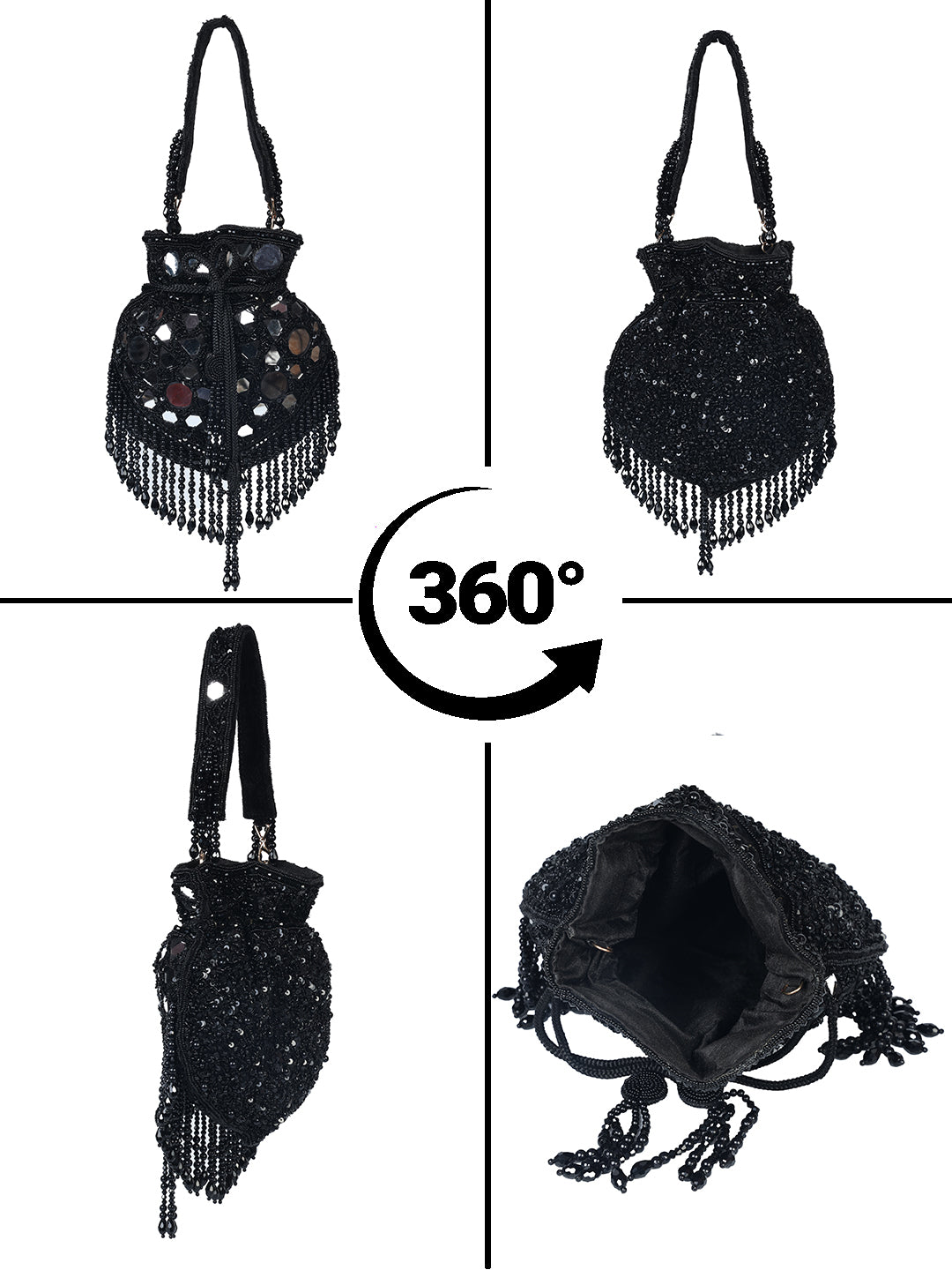 VRPS Potli Bag | Handcrafted Ethnic Bag | SWIS-3508 | Additional Angle