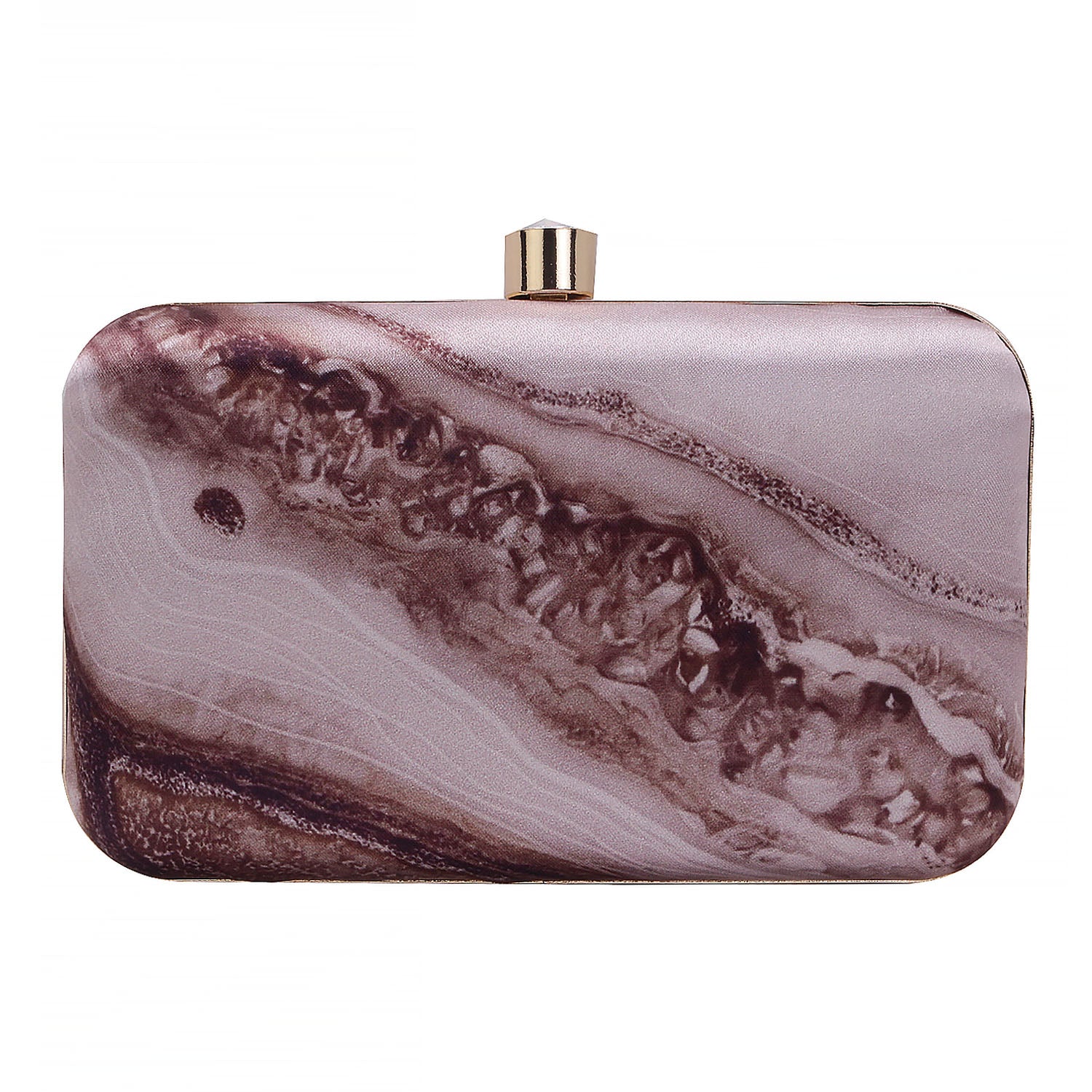 Printed Box Clutch For Casual Use