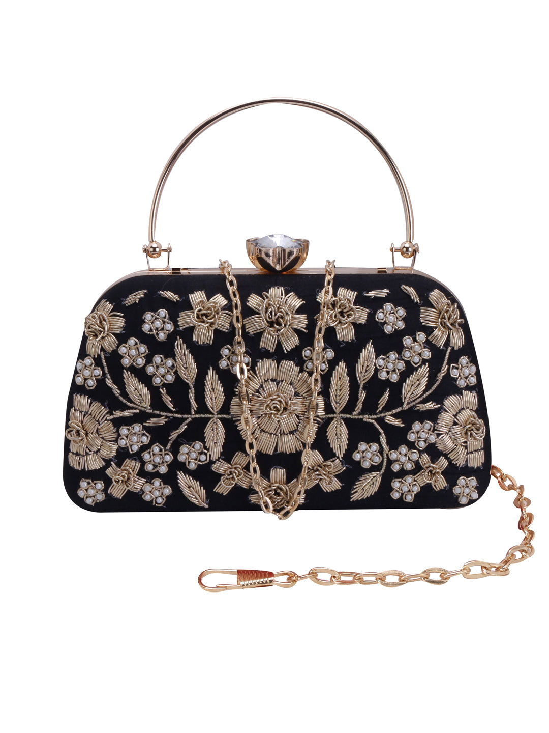 VRPS Embroidered Clutch | Handcrafted Ethnic Bag | SWIS-645