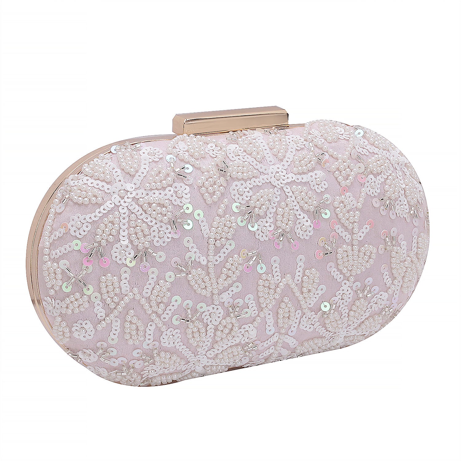 Ovel Box Clutch For Casual Use