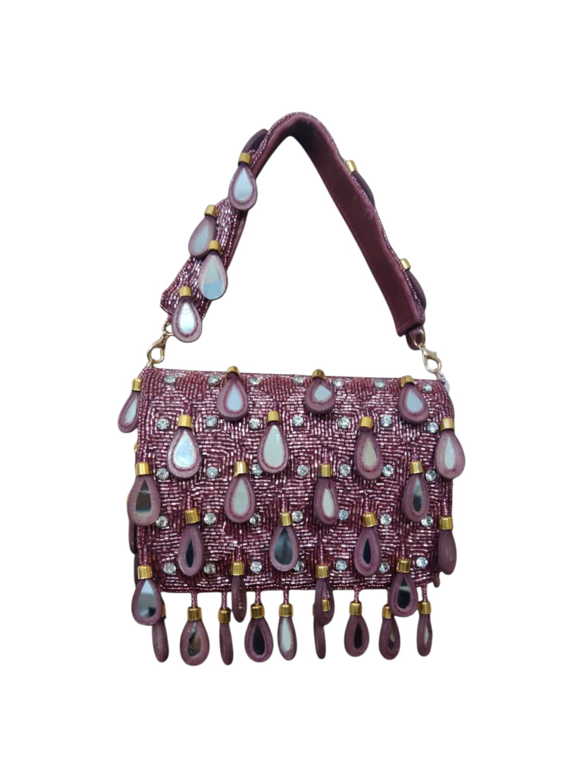 Mauve Flap Bag