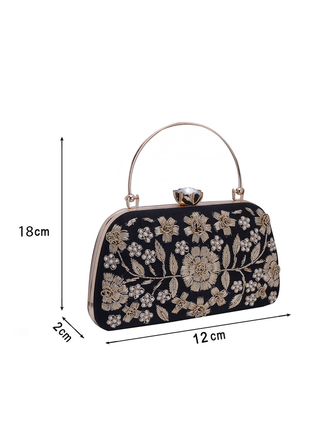 VRPS Embroidered Clutch | Handcrafted Ethnic Bag | SWIS-645