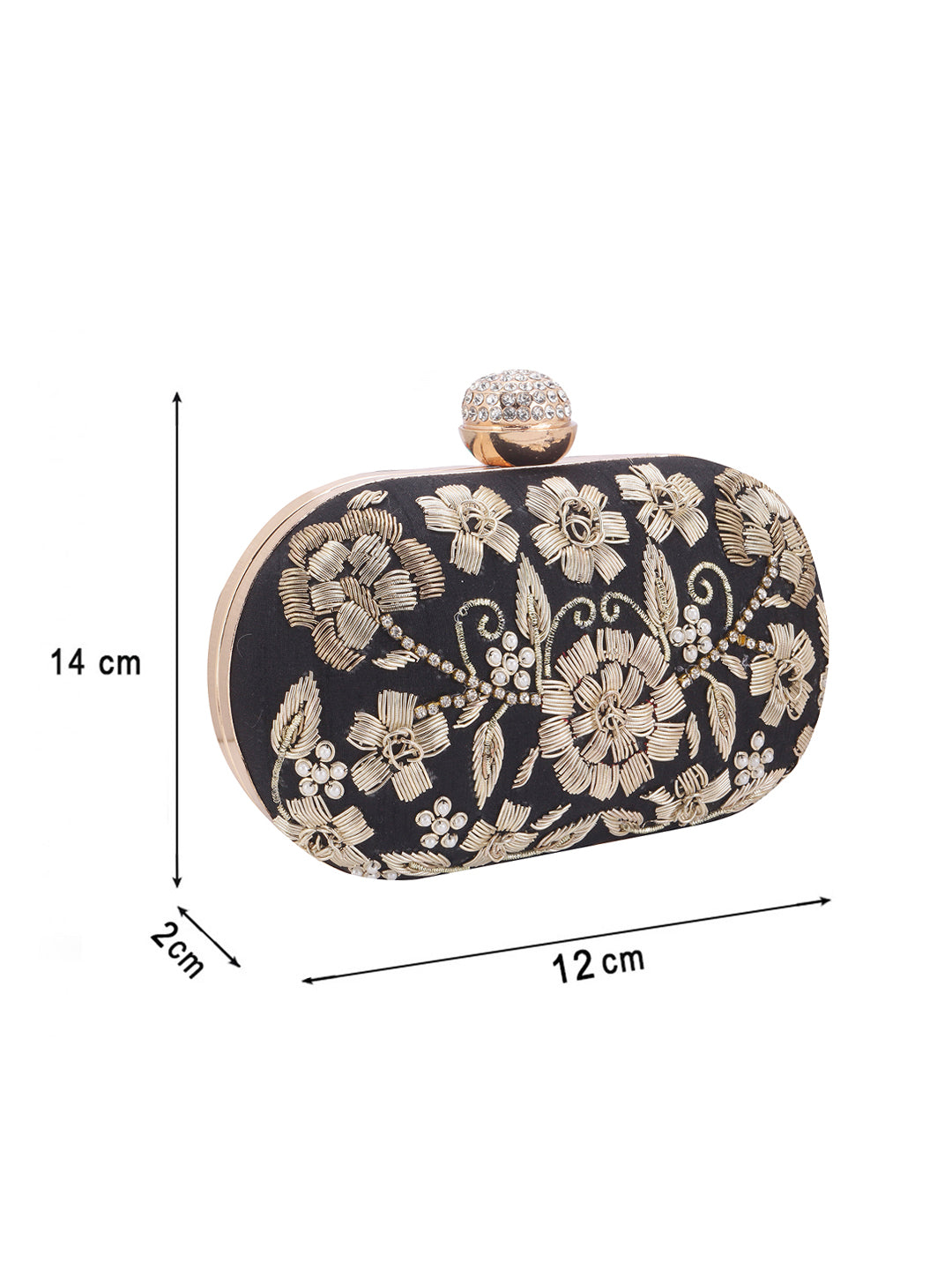 VRPS Embroidered Clutch | Handcrafted Ethnic Bag | SWIS-865 | Additional Angle