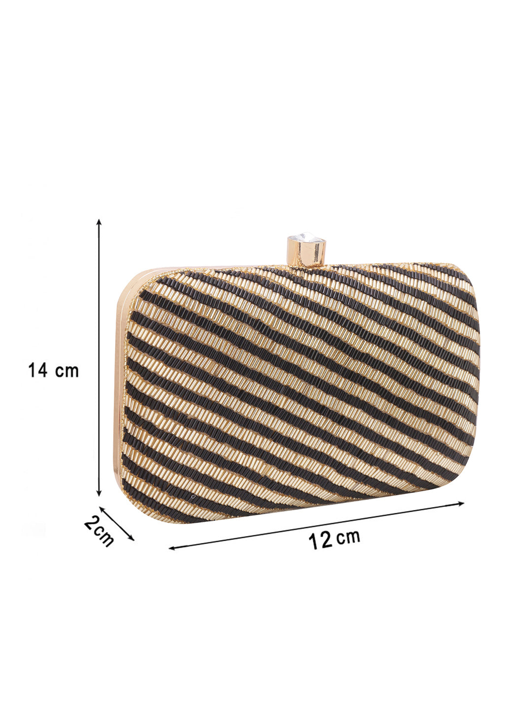 VRPS Embroidered Clutch | Handcrafted Ethnic Bag | SWIS-873 | Additional Angle