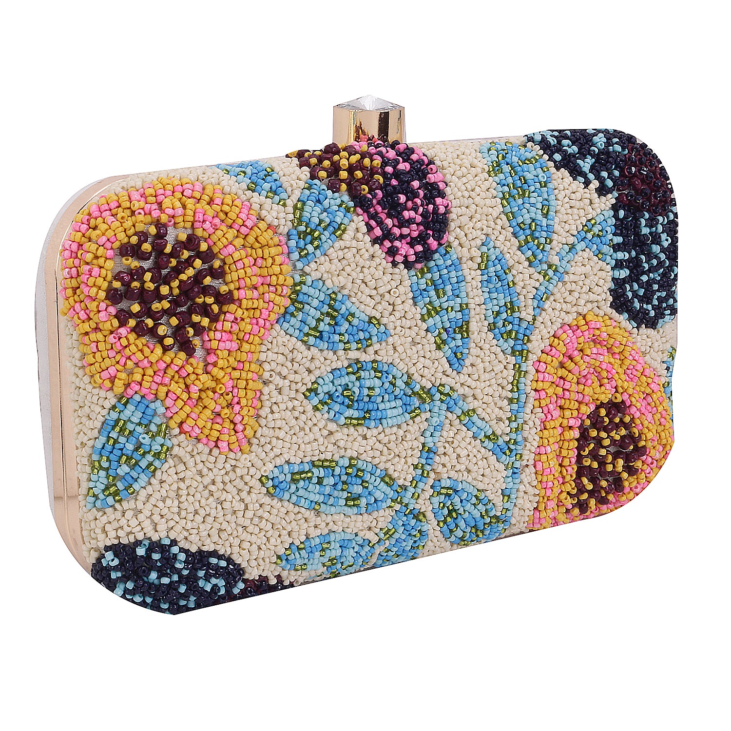 Designer Beaded Rectangle Clutch