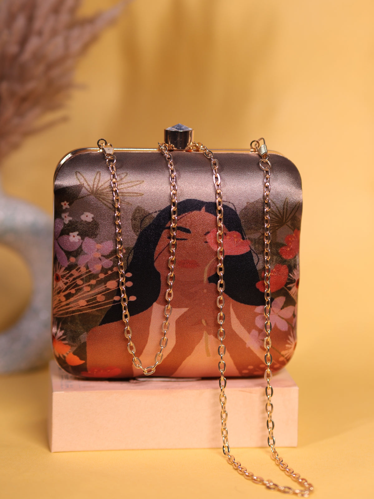 VRPS Printed Clutche | Handcrafted Ethnic Bag | SWIS-2096 | Additional Angle