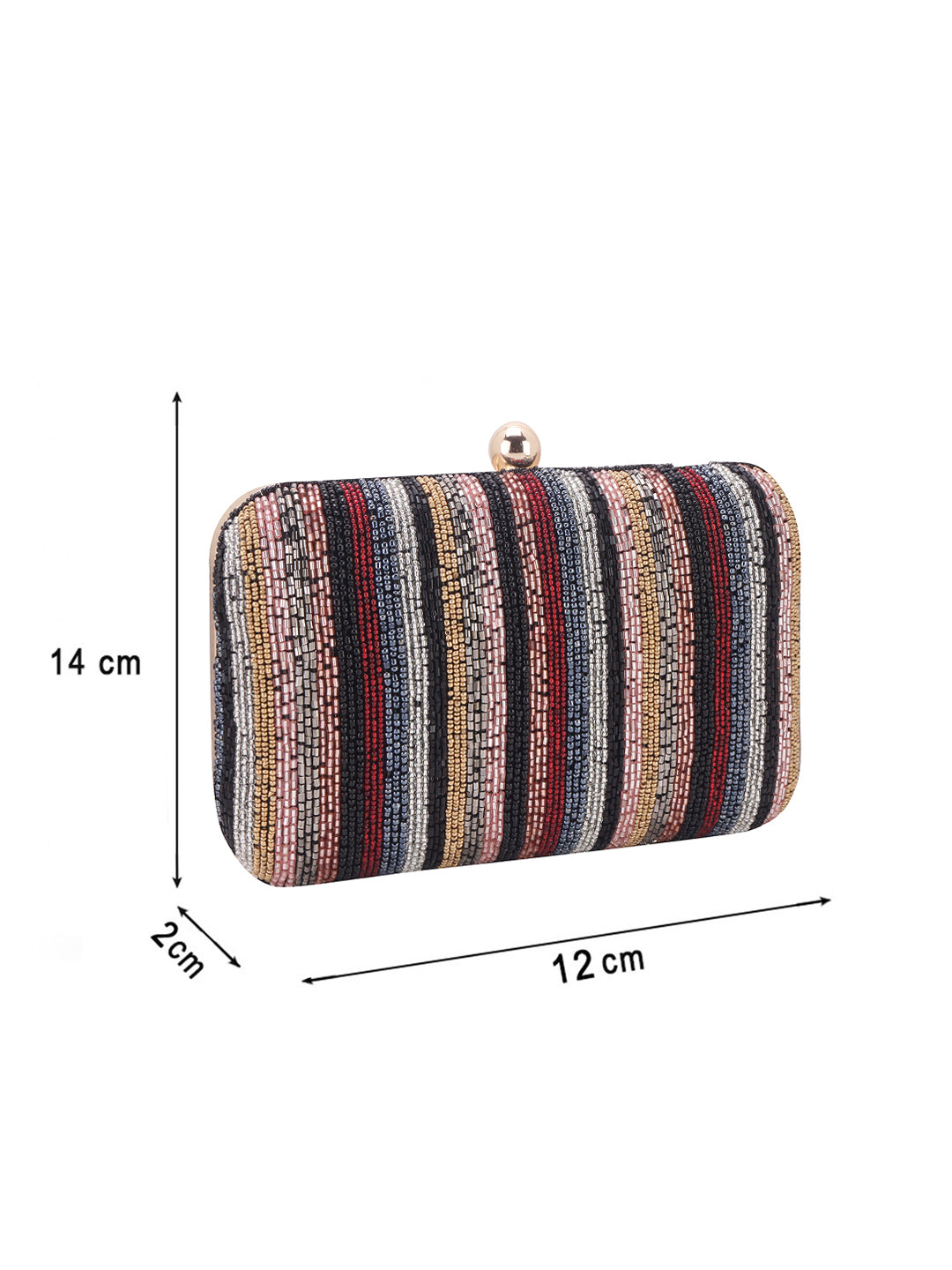 VRPS Embroidered Clutch | Handcrafted Ethnic Bag | SWIS-866 | Additional Angle