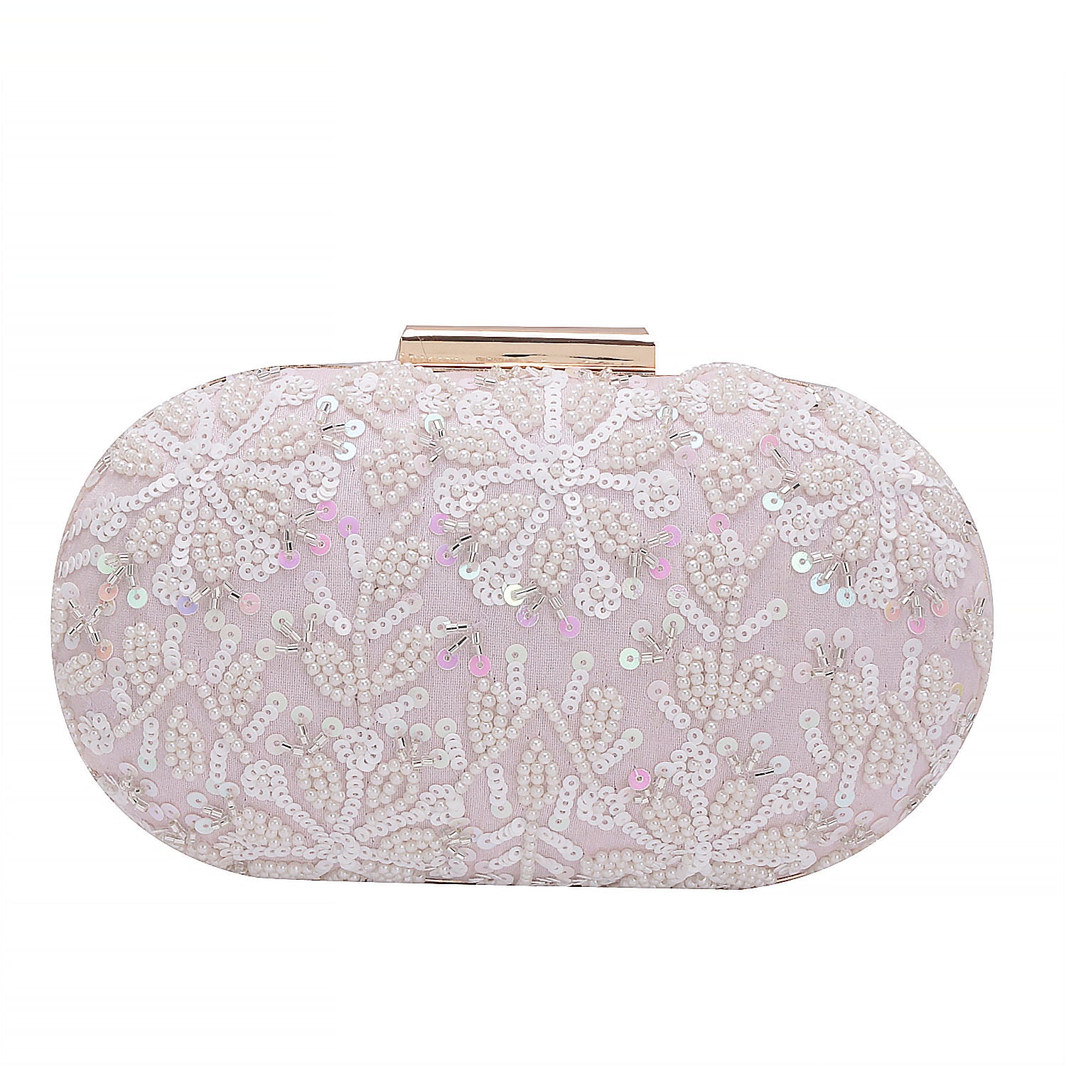 Ovel Box Clutch For Casual Use