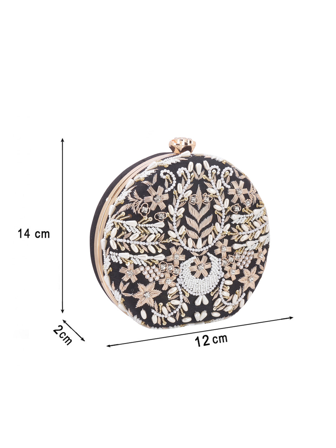 VRPS Embroidered Clutch | Handcrafted Ethnic Bag | SWIS-874 | Additional Angle