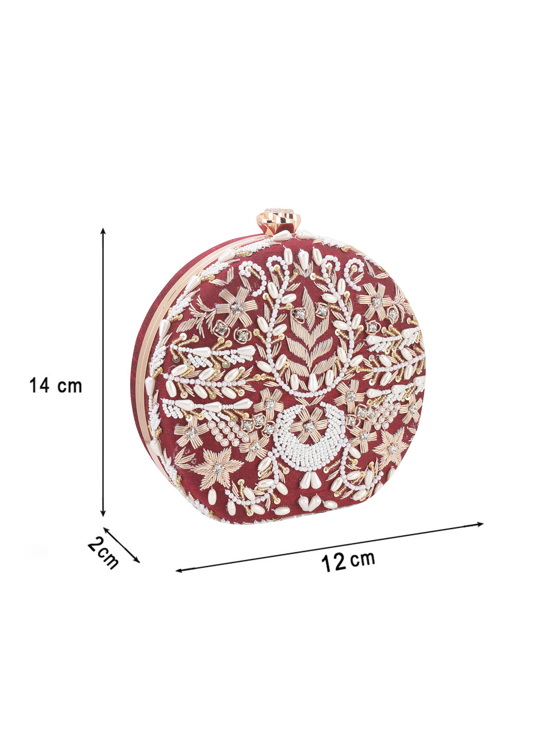 VRPS Embroidered Clutch | Handcrafted Ethnic Bag | SWIS-875 | Additional Angle
