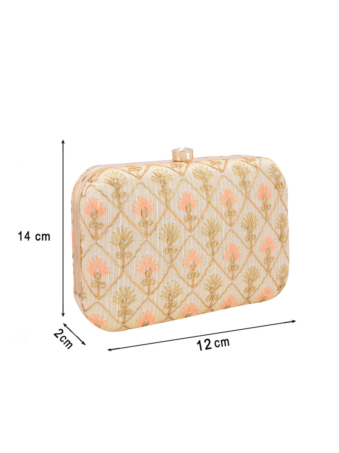 VRPS Embroidered Clutch | Handcrafted Ethnic Bag | SWIS-870 | Additional Angle