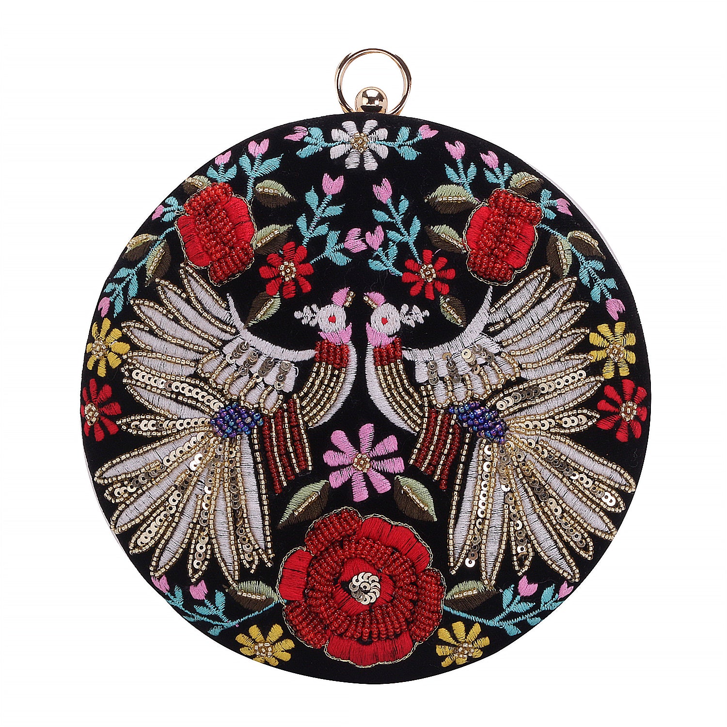 Swisni bird design round clutch