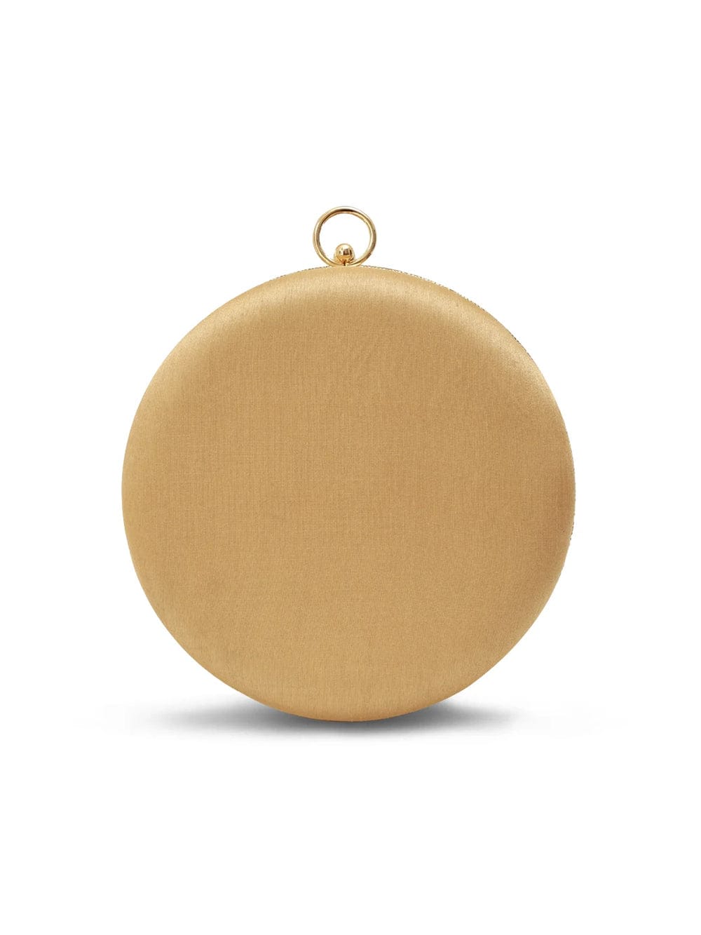 Golden Embroidered Clutch