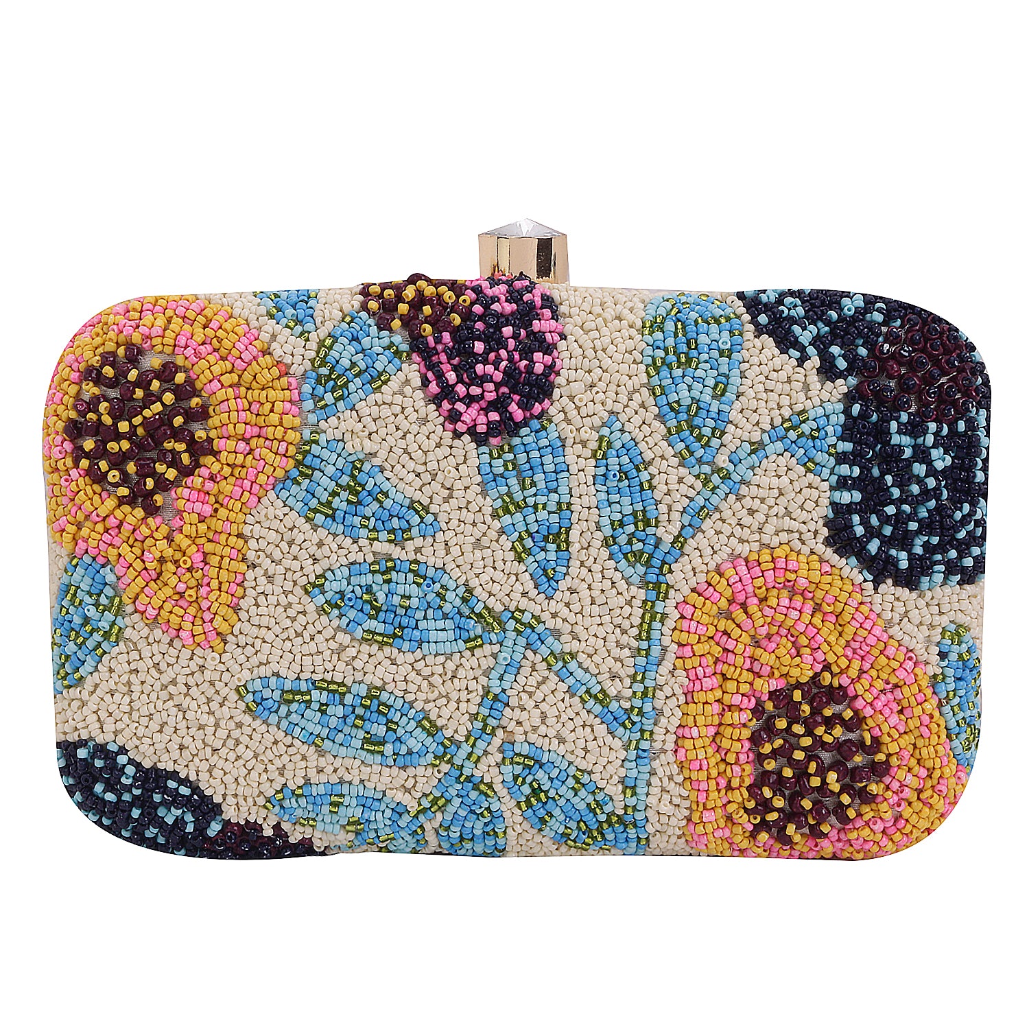 Designer Beaded Rectangle Clutch