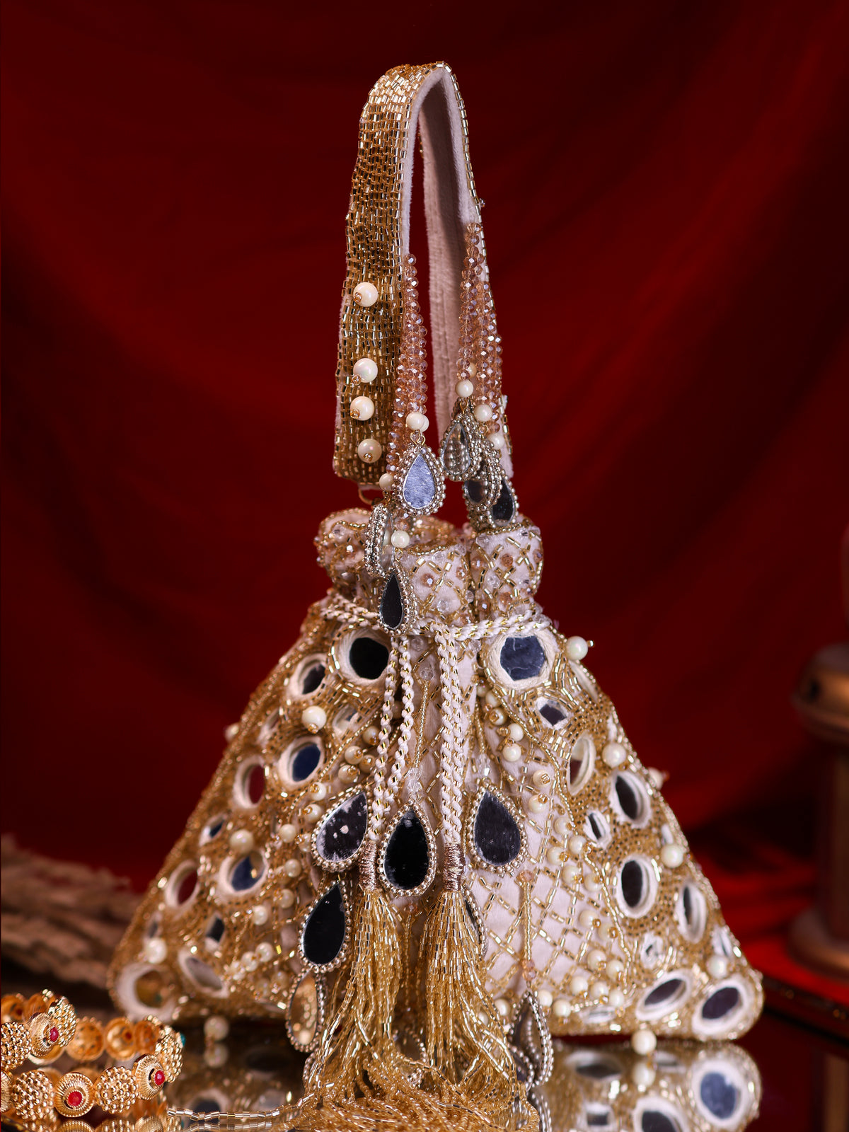 VRPS Potli Bag | Handcrafted Ethnic Bag | SWIS-2569 | Additional Angle