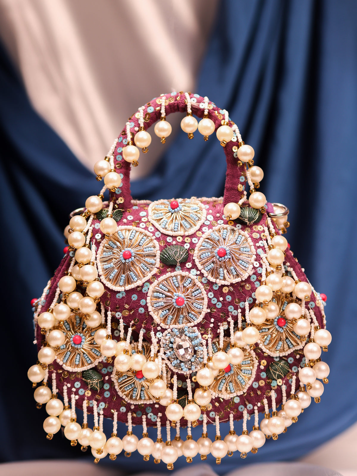 VRPS Flap Bag | Handcrafted Ethnic Bag | SWIS-3036 | Additional Angle