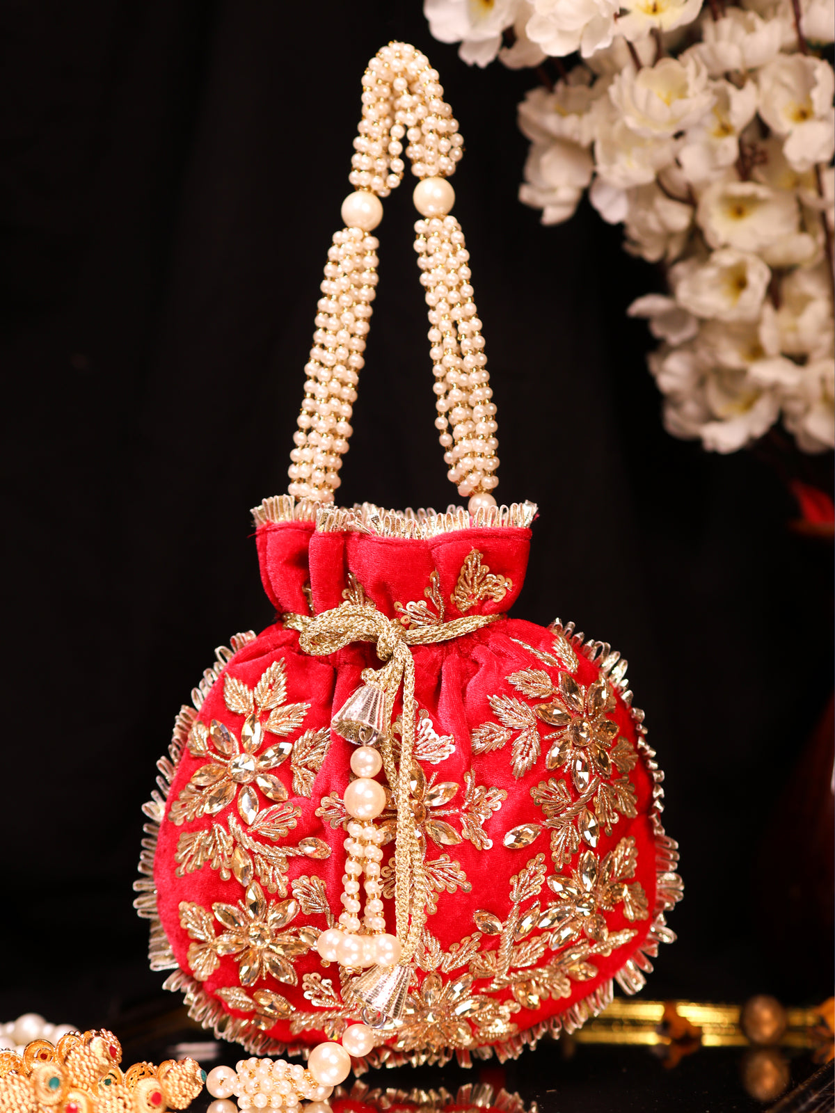 VRPS Potli Bag | Handcrafted Ethnic Bag | SWIS-1717 | Additional Angle