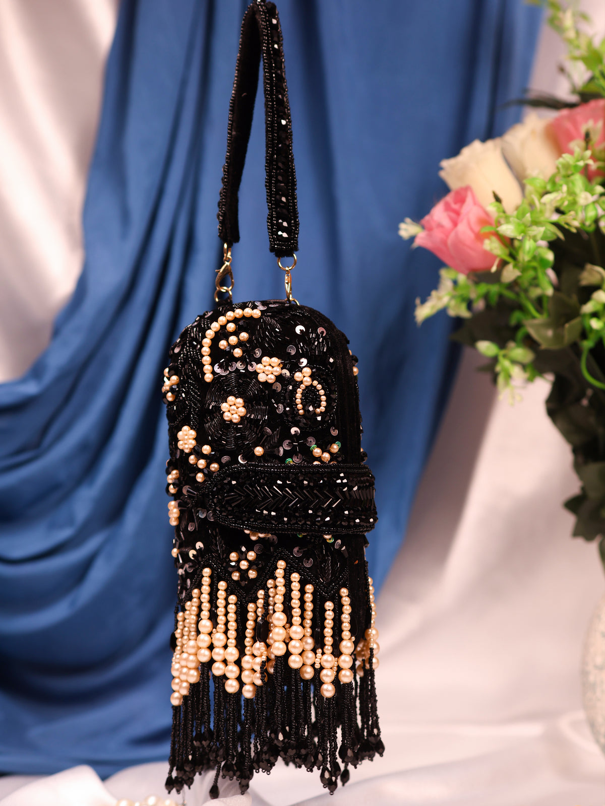 VRPS Embroidered Clutch | Handcrafted Ethnic Bag | SWIS-1481 | Additional Angle