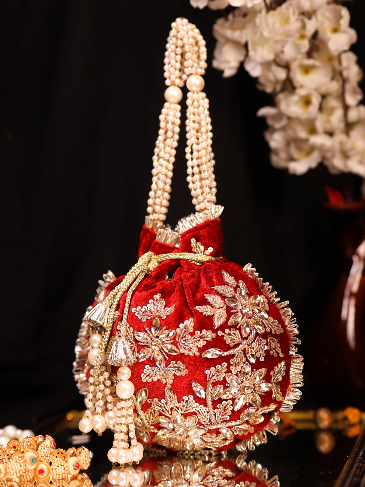 VRPS Potli Bag | Handcrafted Ethnic Bag | SWIS-1721 | Additional Angle