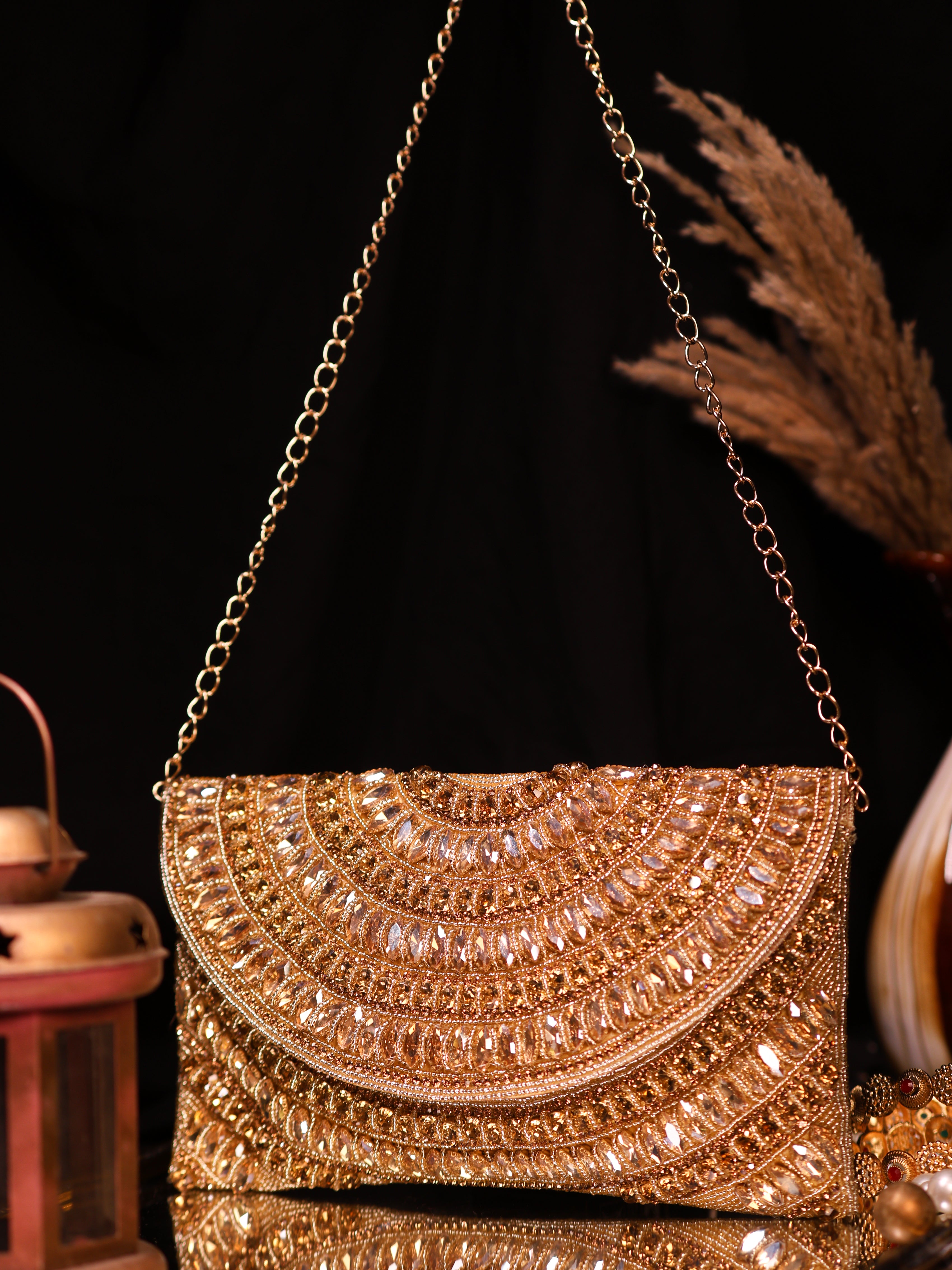 VRPS Flap Bag | Handcrafted Ethnic Bag | SWIS-2734 | Additional Angle