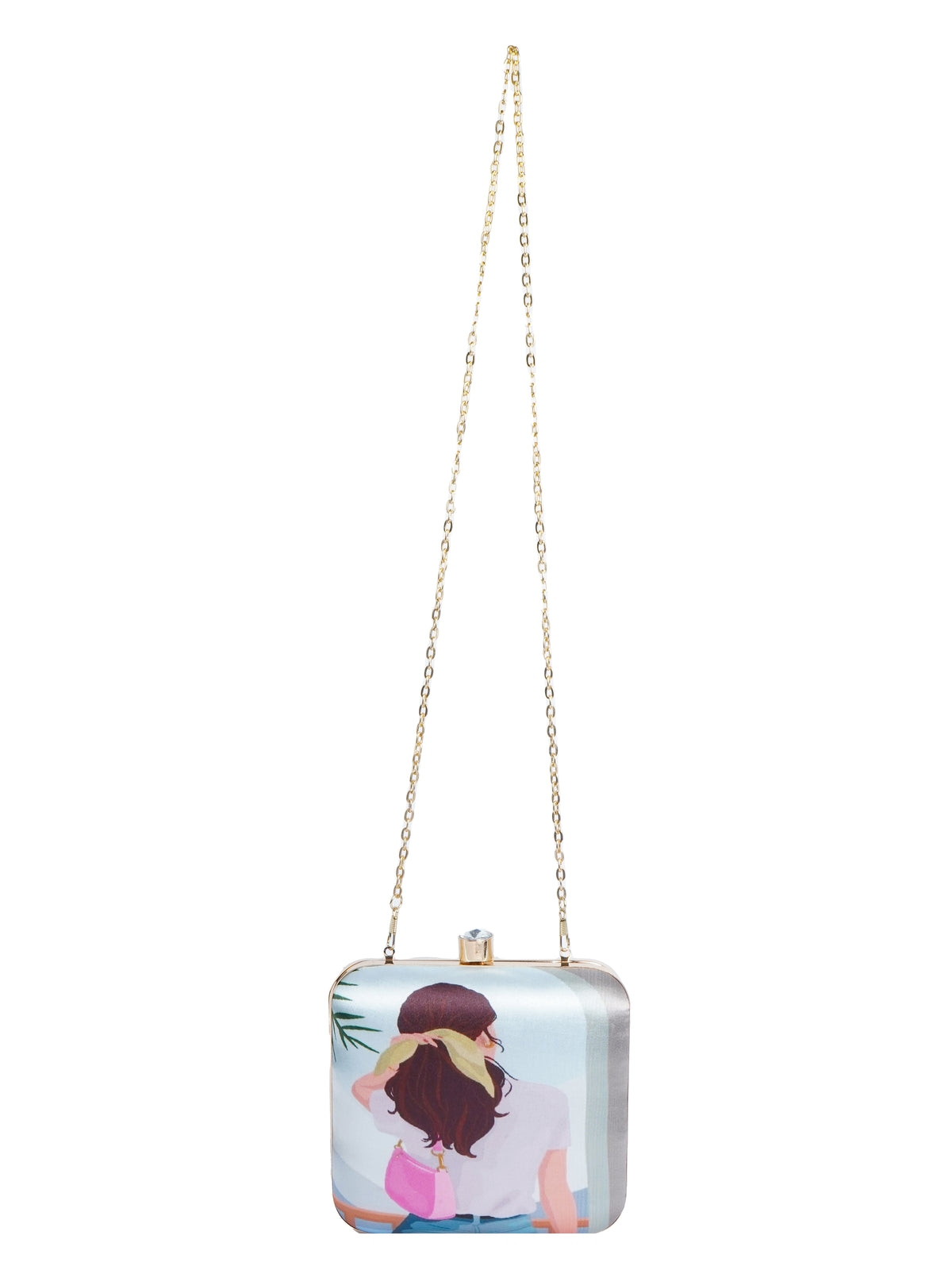VRPS Printed Clutche | Handcrafted Ethnic Bag | SWIS-2073 | Additional Angle