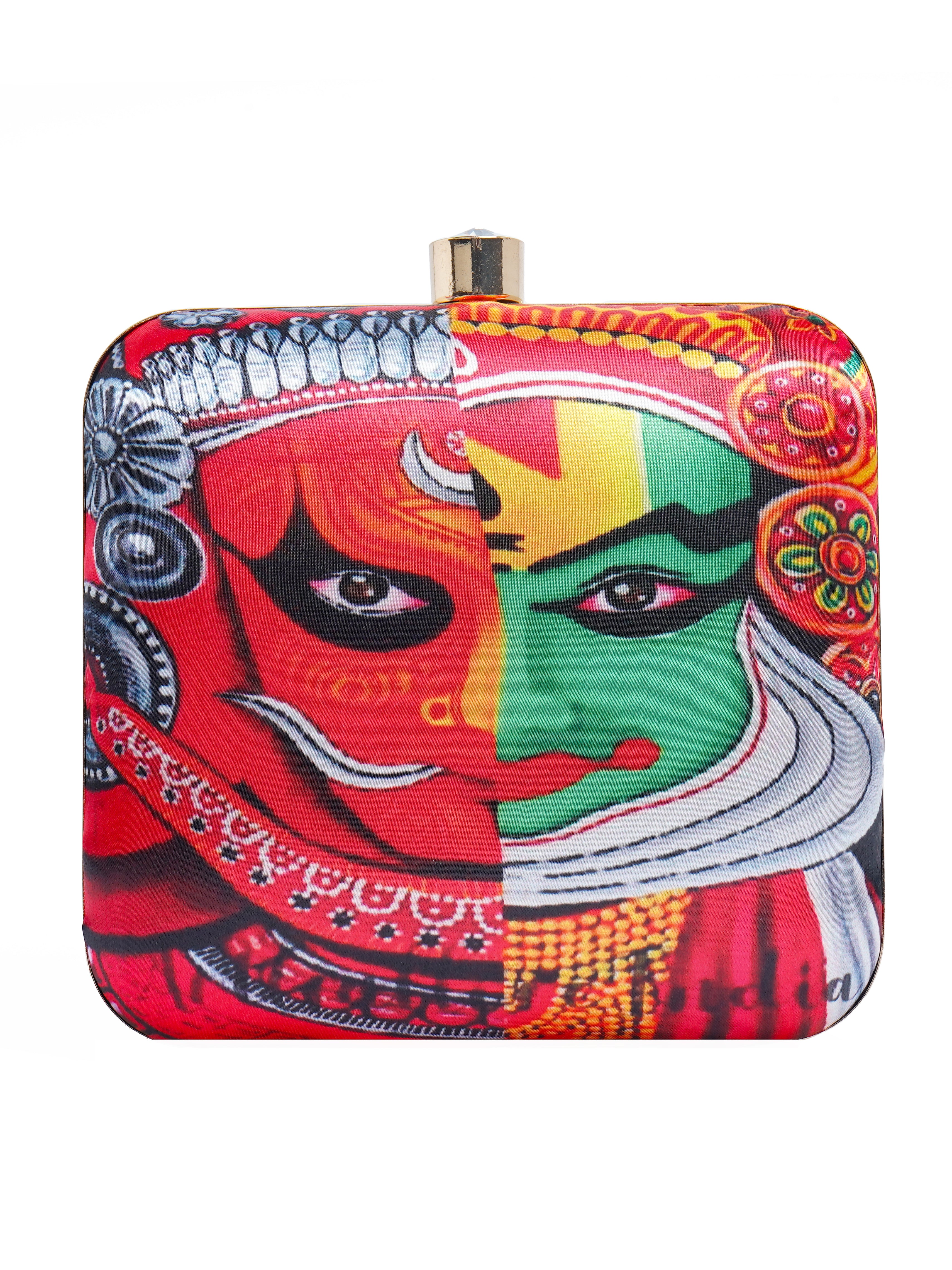 VRPS Printed Clutche | Handcrafted Ethnic Bag | SWIS-2075 | Additional Angle