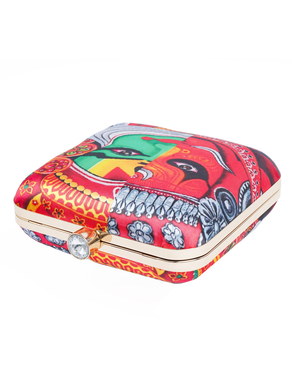 VRPS Printed Clutche | Handcrafted Ethnic Bag | SWIS-2075 | Additional Angle