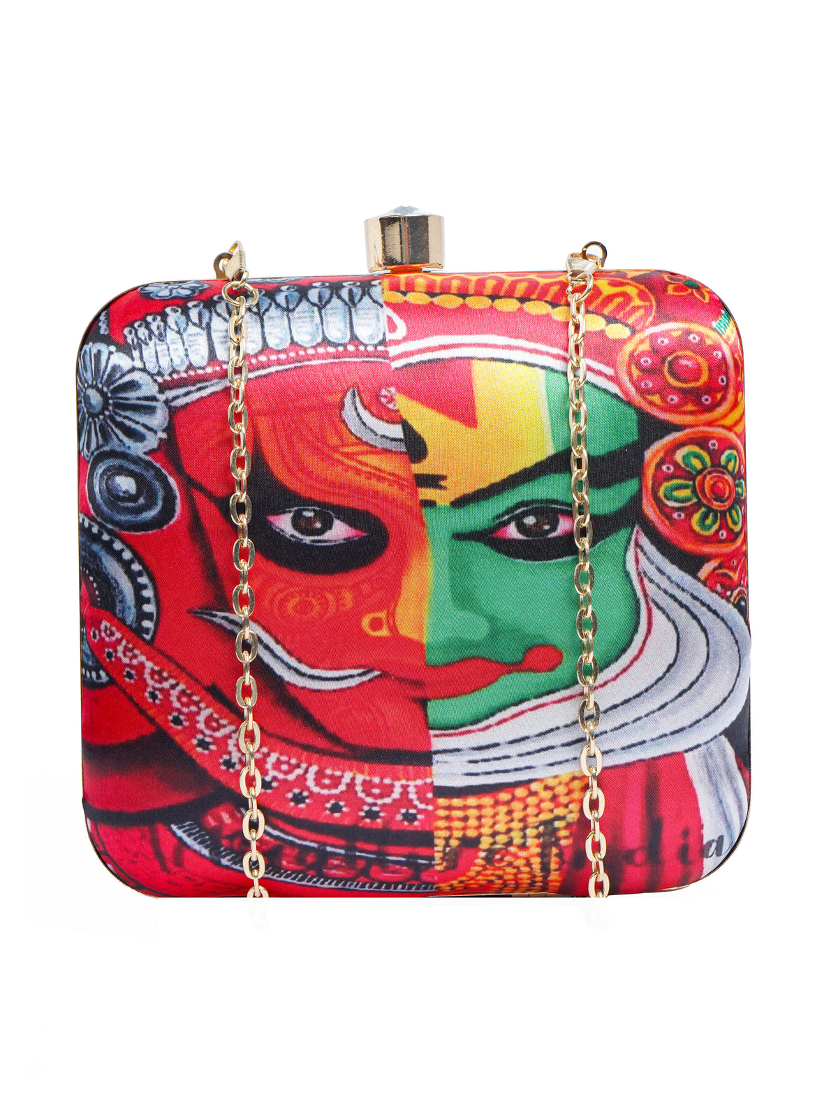VRPS Printed Clutche | Handcrafted Ethnic Bag | SWIS-2075 | Additional Angle