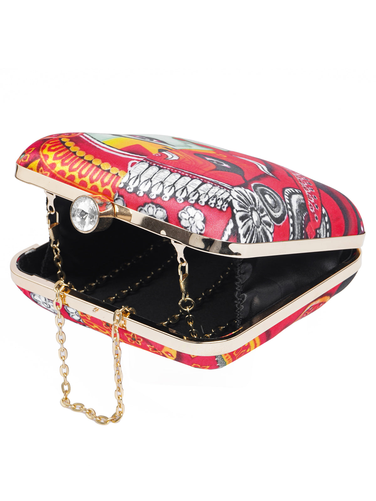 VRPS Printed Clutche | Handcrafted Ethnic Bag | SWIS-2075 | Additional Angle