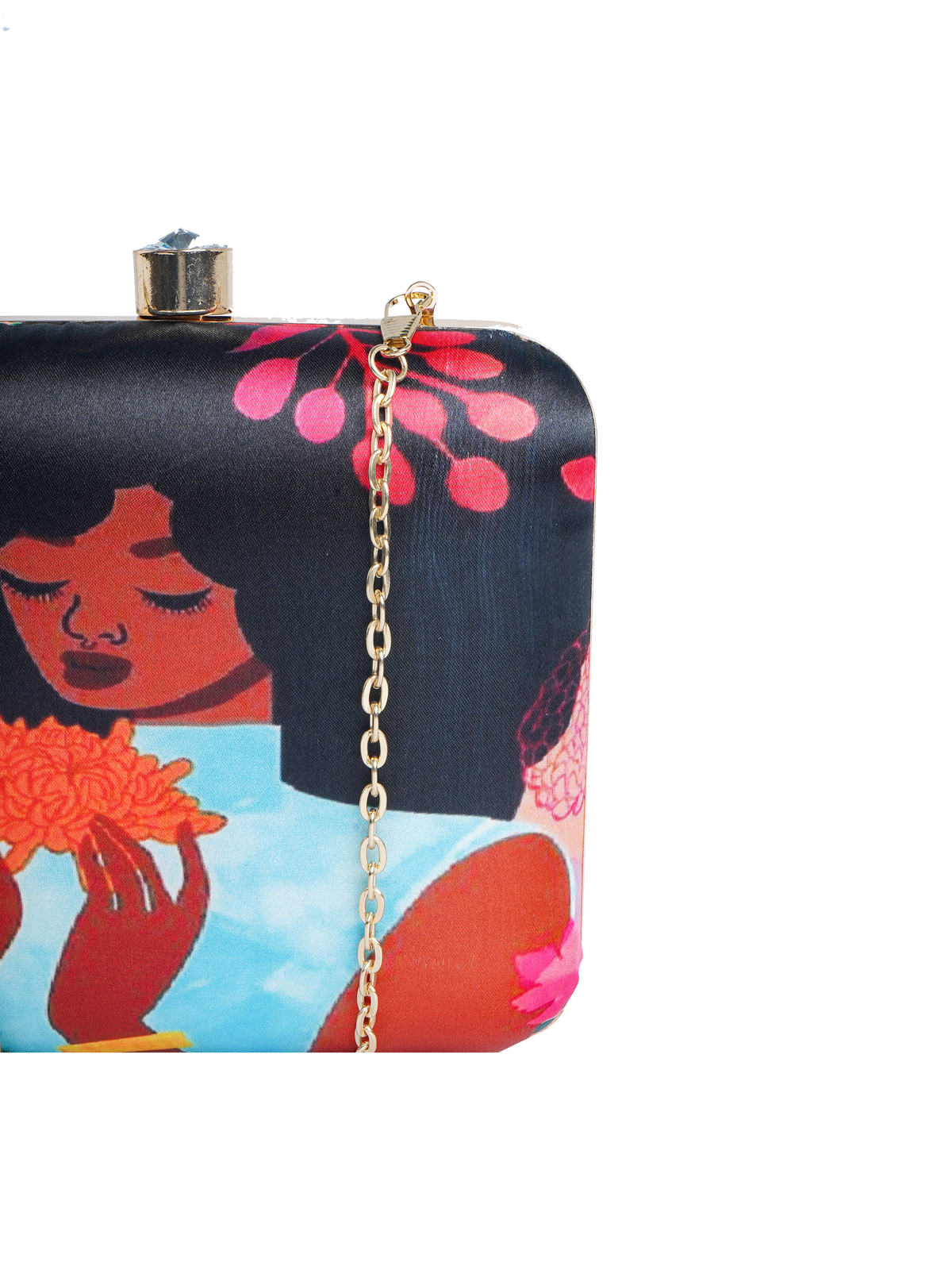VRPS Printed Clutch | Handcrafted Ethnic Bag | SWIS-1723 | Additional Angle