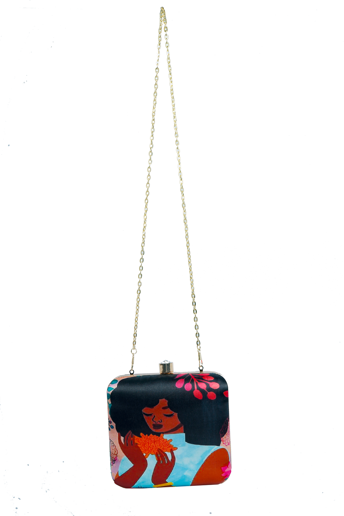 VRPS Printed Clutch | Handcrafted Ethnic Bag | SWIS-1723 | Additional Angle