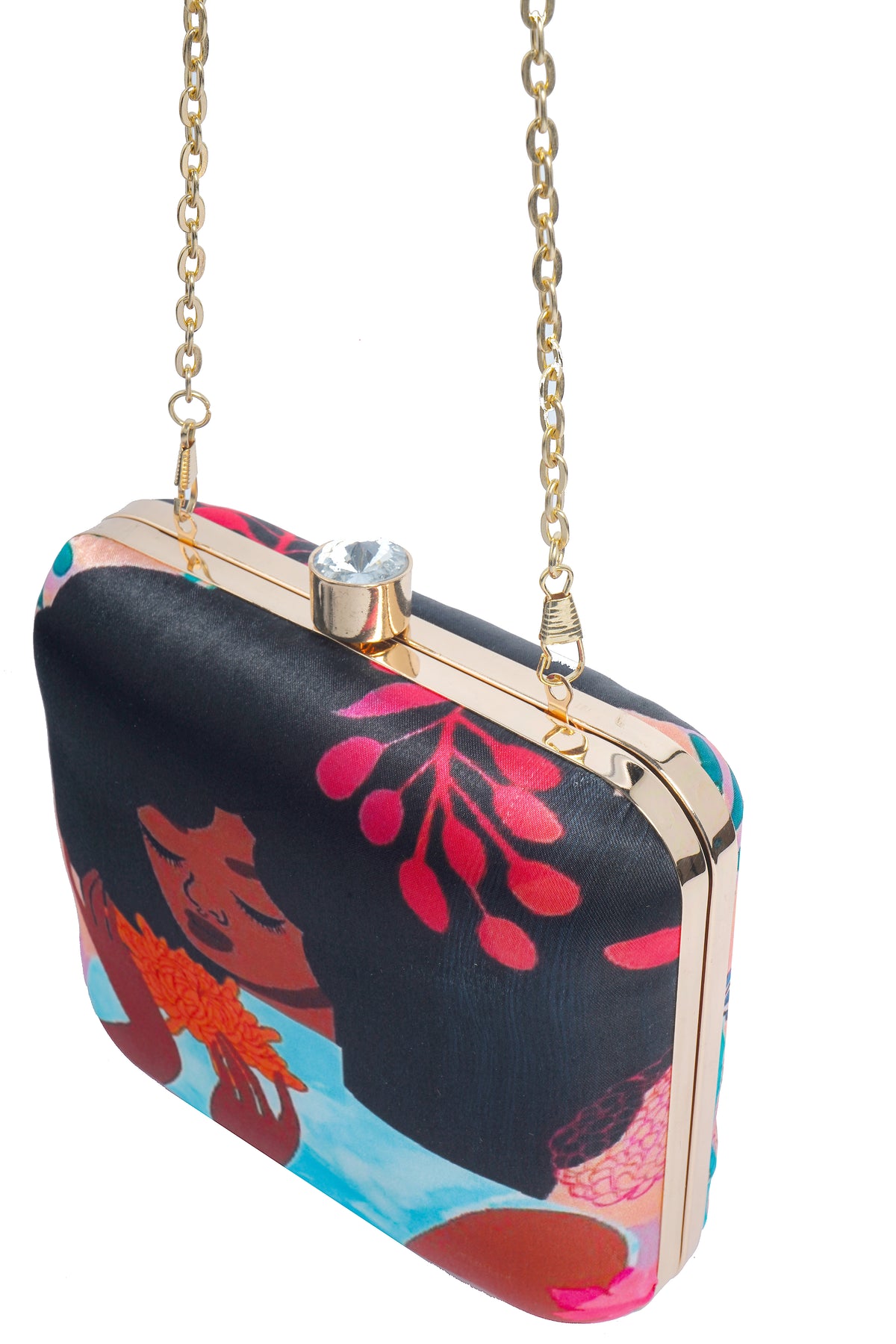 VRPS Printed Clutch | Handcrafted Ethnic Bag | SWIS-1723 | Additional Angle