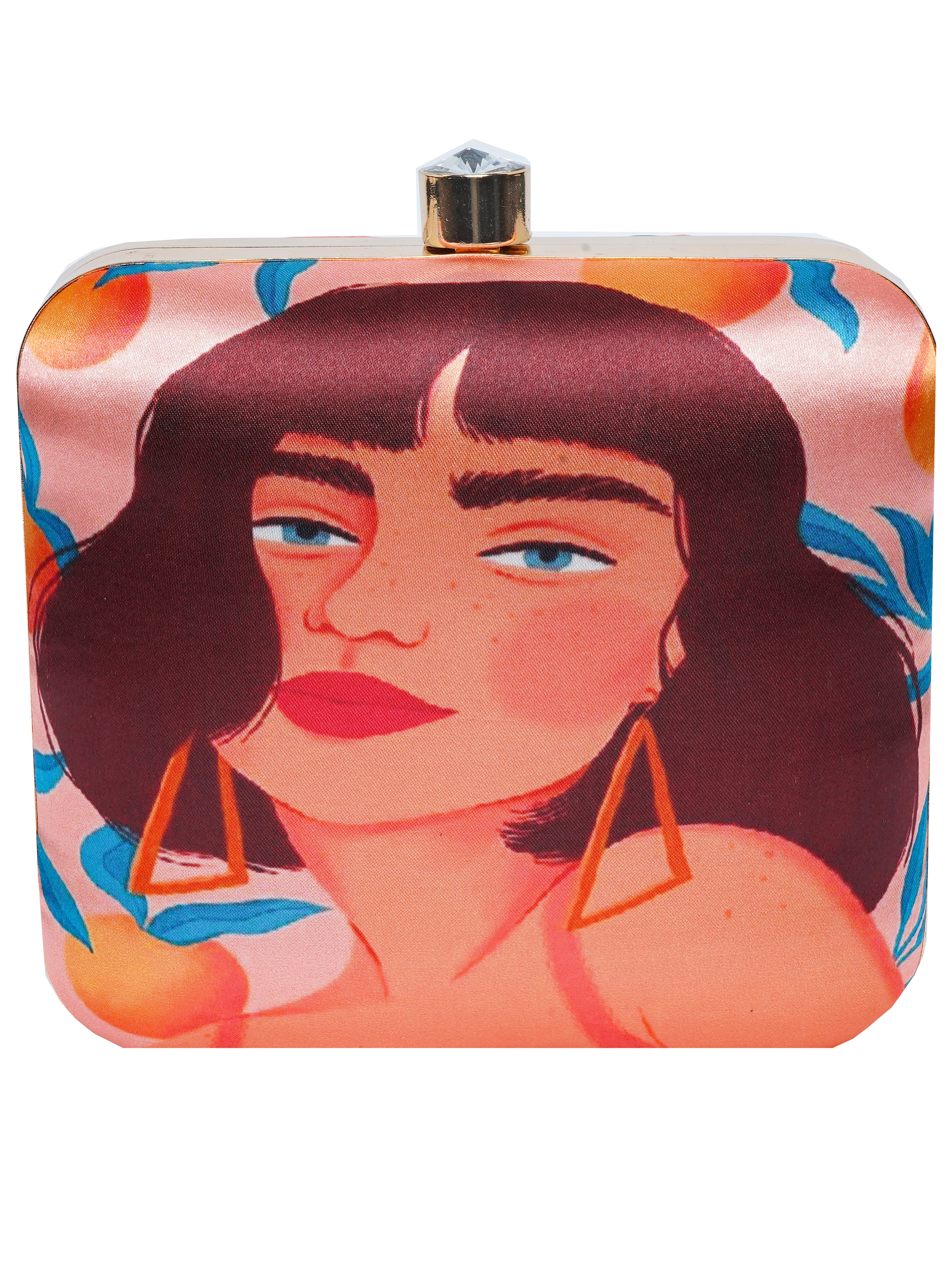 VRPS Printed Clutch | Handcrafted Ethnic Bag | SWIS-2098 | Additional Angle