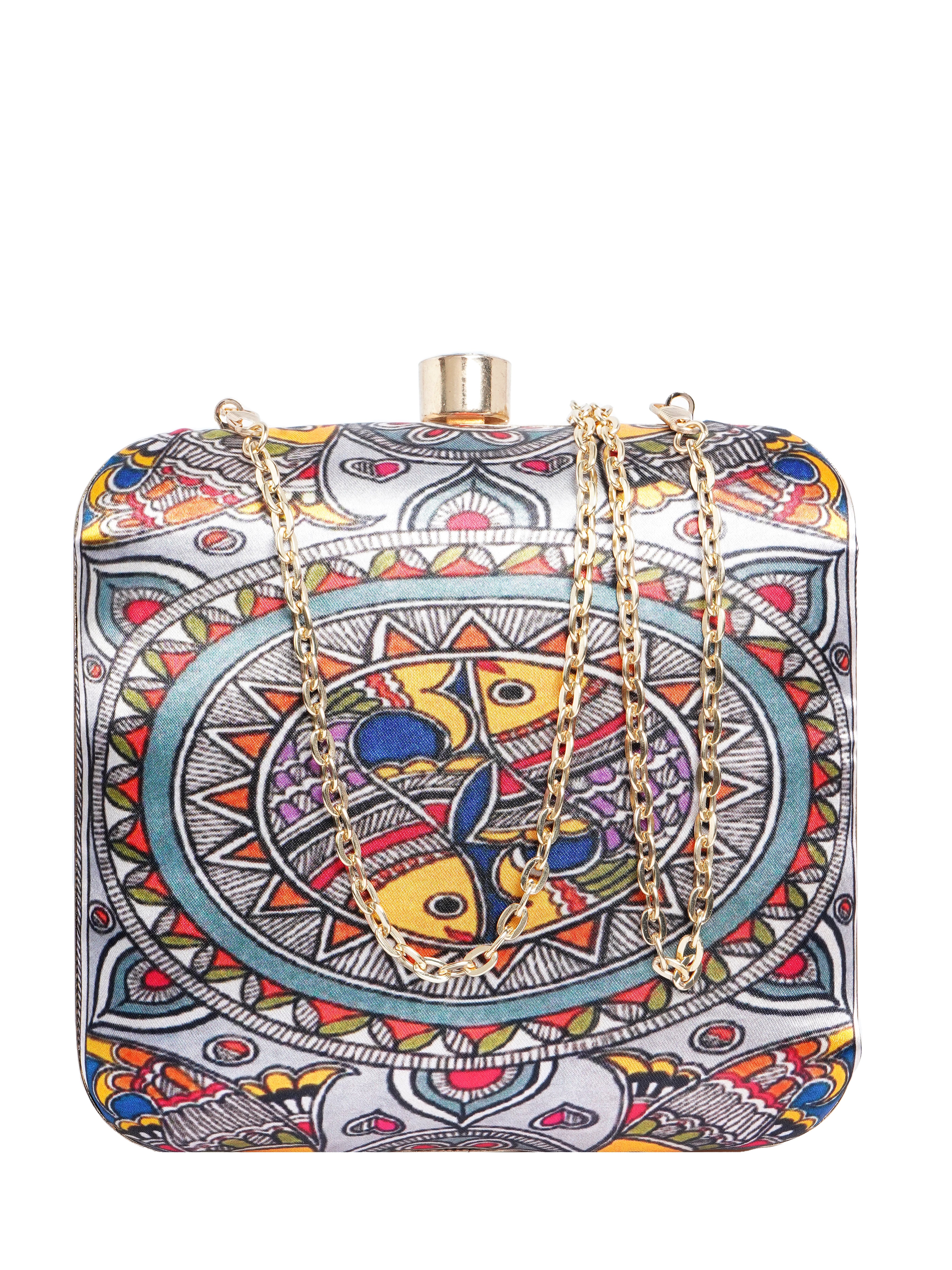 VRPS Printed Clutche | Handcrafted Ethnic Bag | SWIS-2079 | Additional Angle