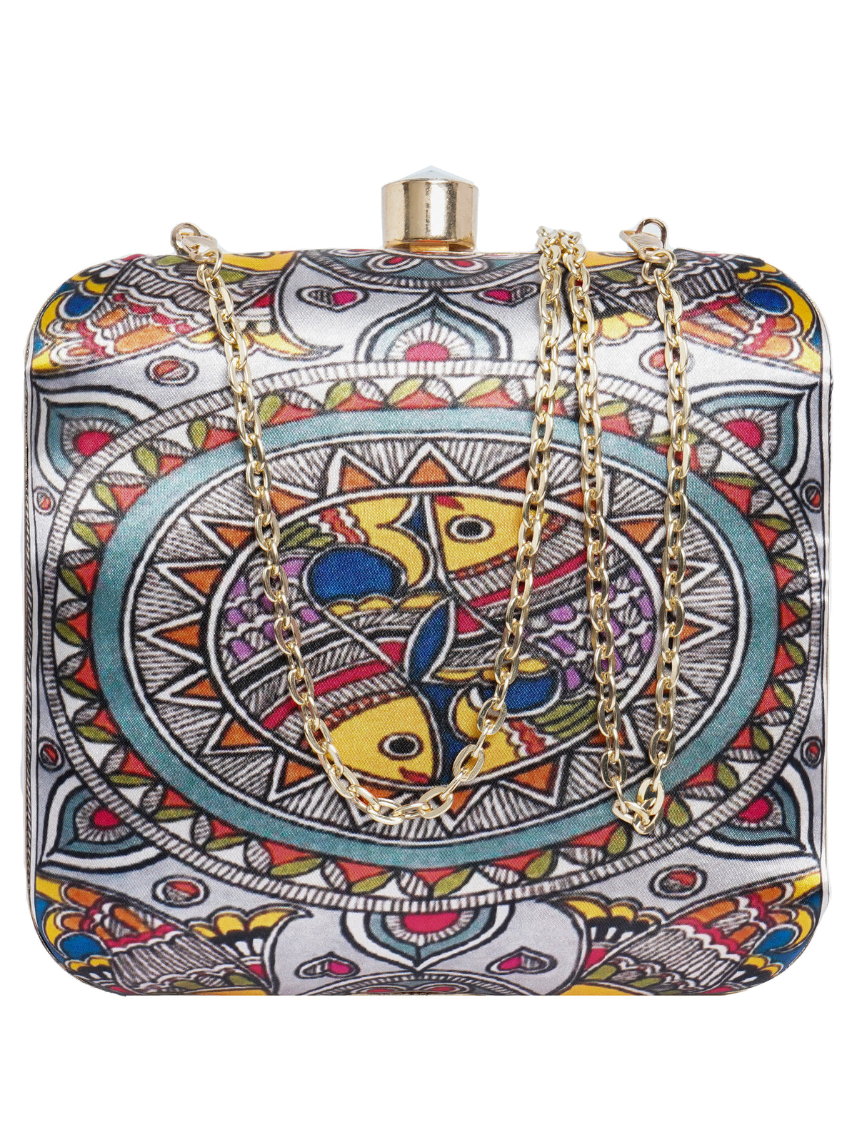 VRPS Printed Clutche | Handcrafted Ethnic Bag | SWIS-2079 | Additional Angle