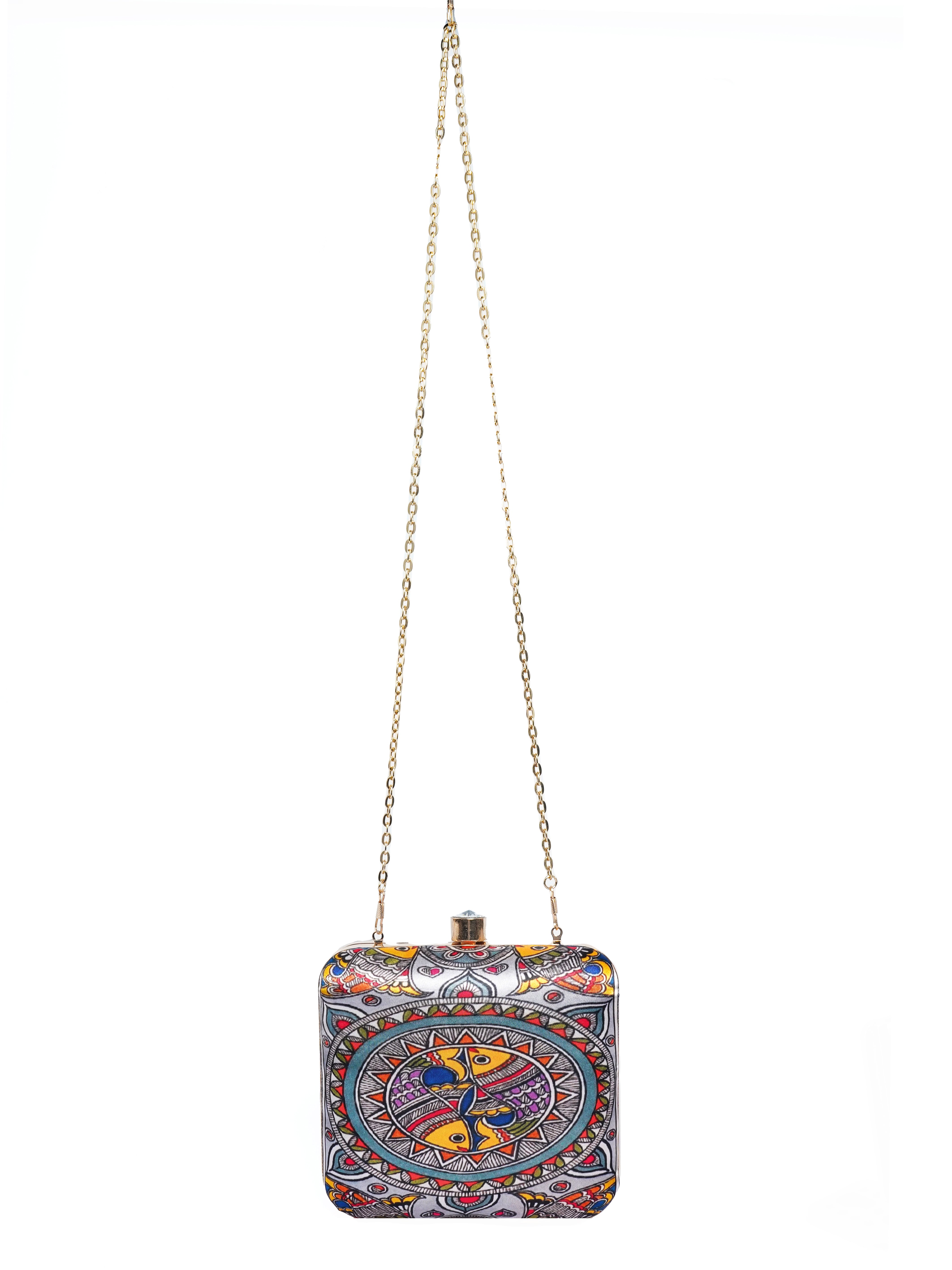 VRPS Printed Clutch | Handcrafted Ethnic Bag | SWIS-2079 | Additional Angle