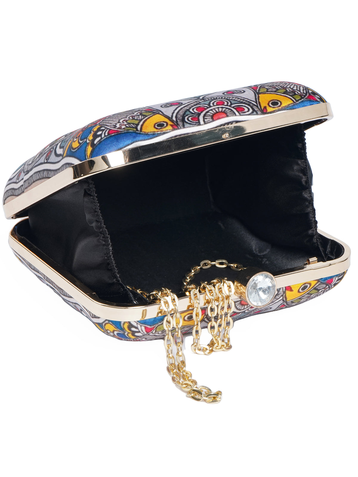 VRPS Printed Clutche | Handcrafted Ethnic Bag | SWIS-2079 | Additional Angle