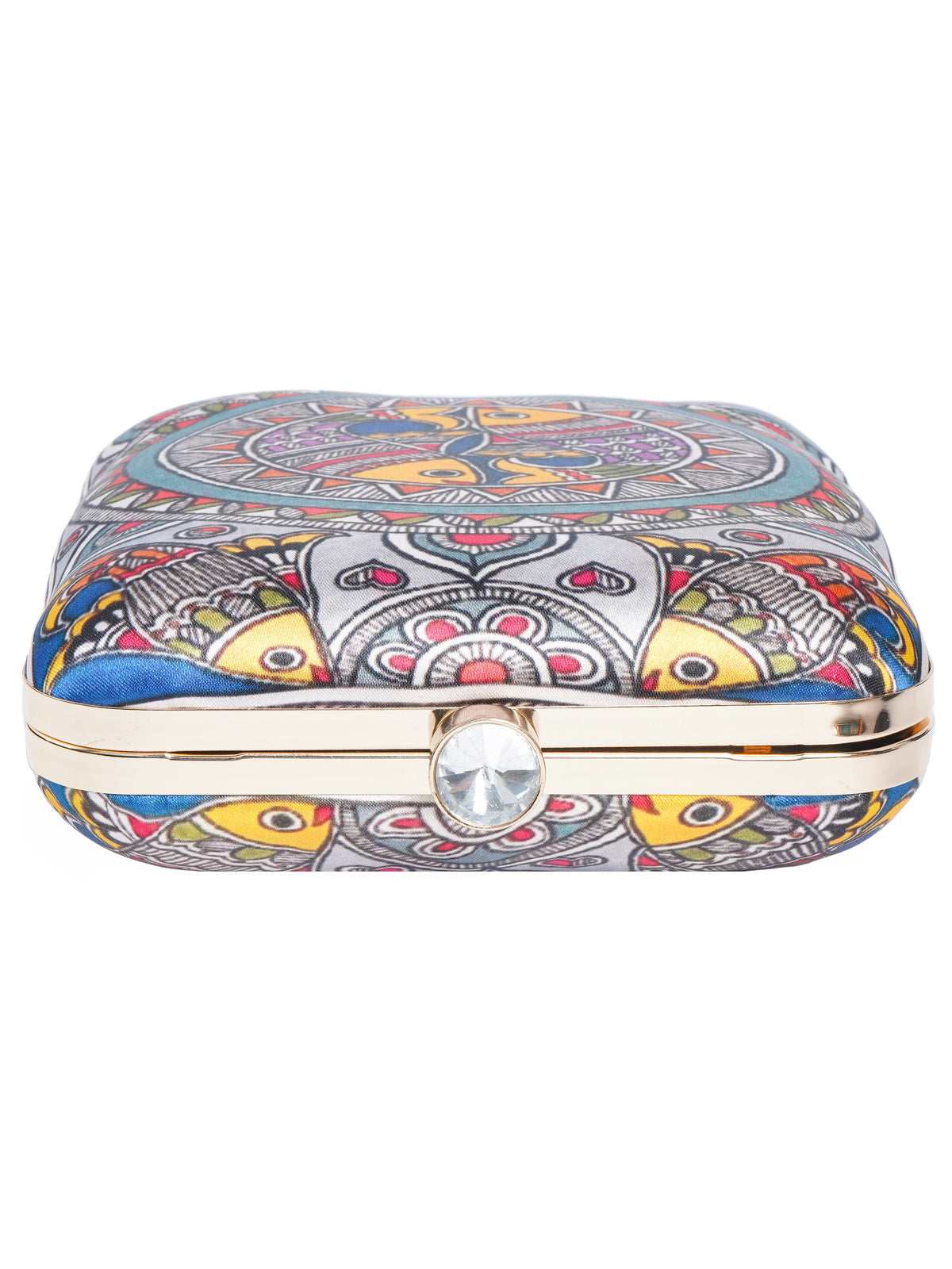 VRPS Printed Clutche | Handcrafted Ethnic Bag | SWIS-2079 | Additional Angle