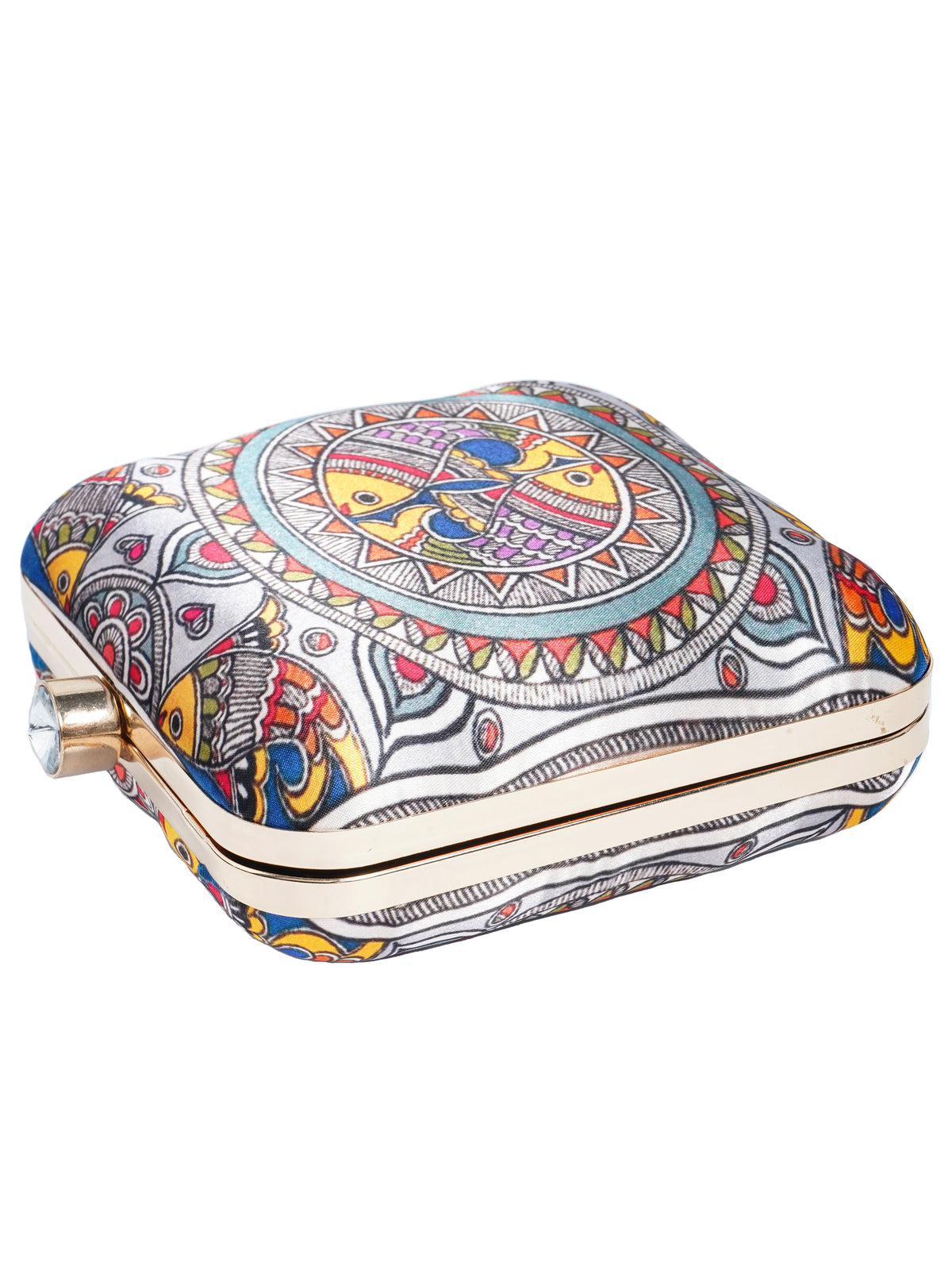 VRPS Printed Clutche | Handcrafted Ethnic Bag | SWIS-2079 | Additional Angle