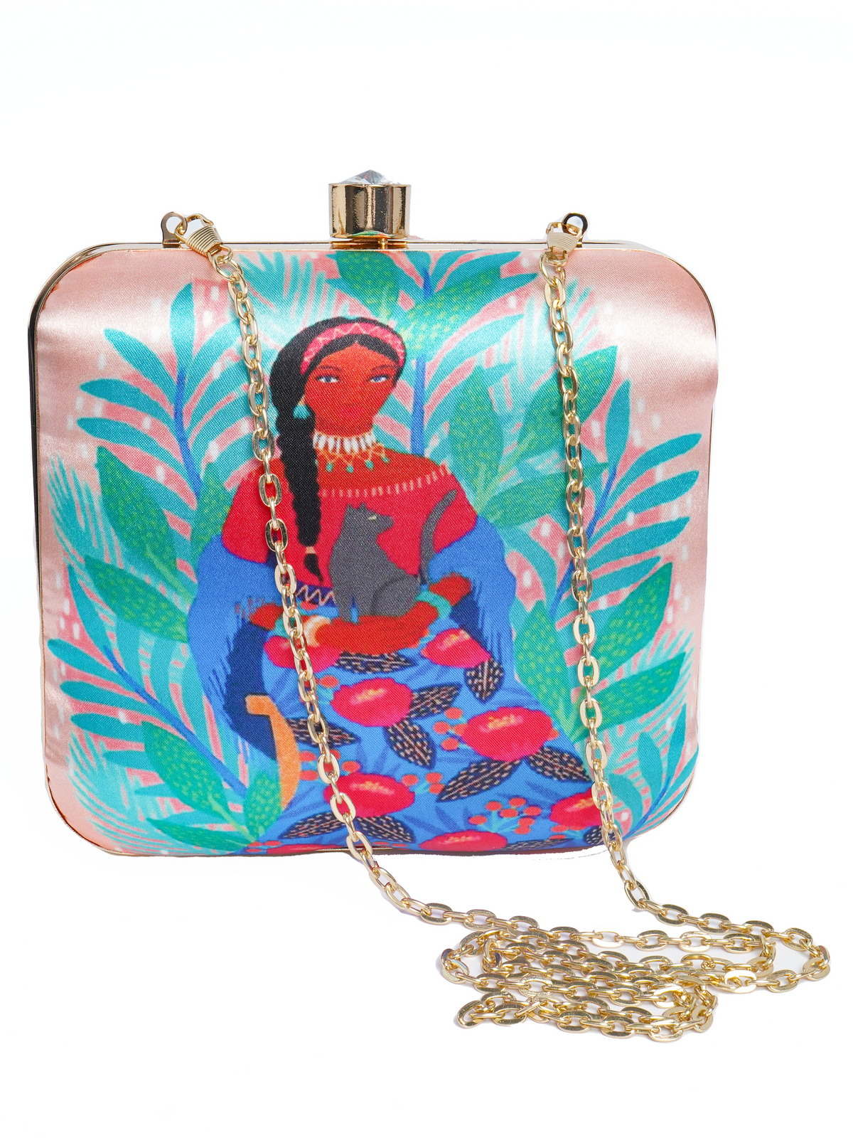 VRPS Printed Clutche | Handcrafted Ethnic Bag | SWIS-2099 | Additional Angle