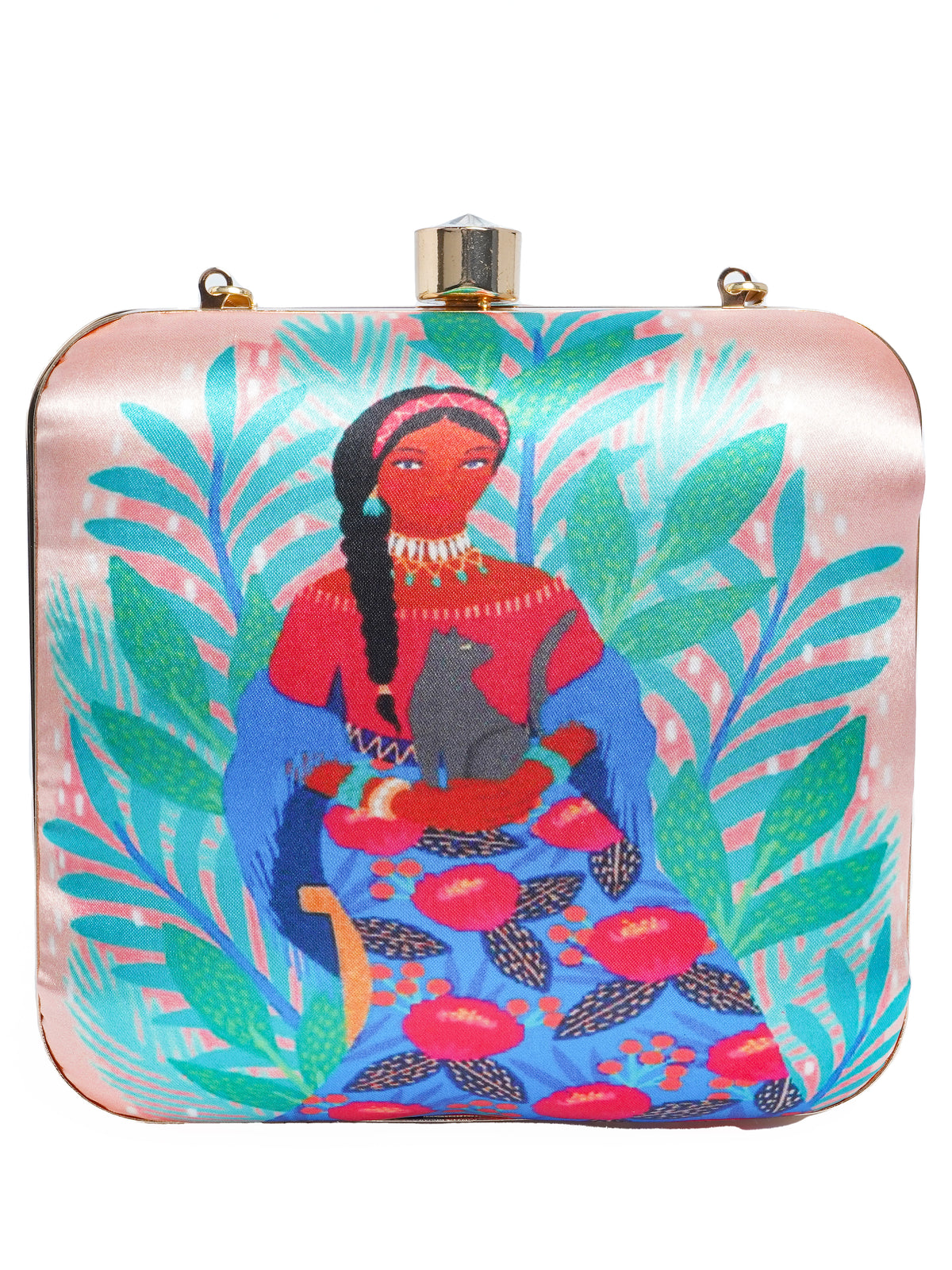 VRPS Printed Clutche | Handcrafted Ethnic Bag | SWIS-2099 | Additional Angle