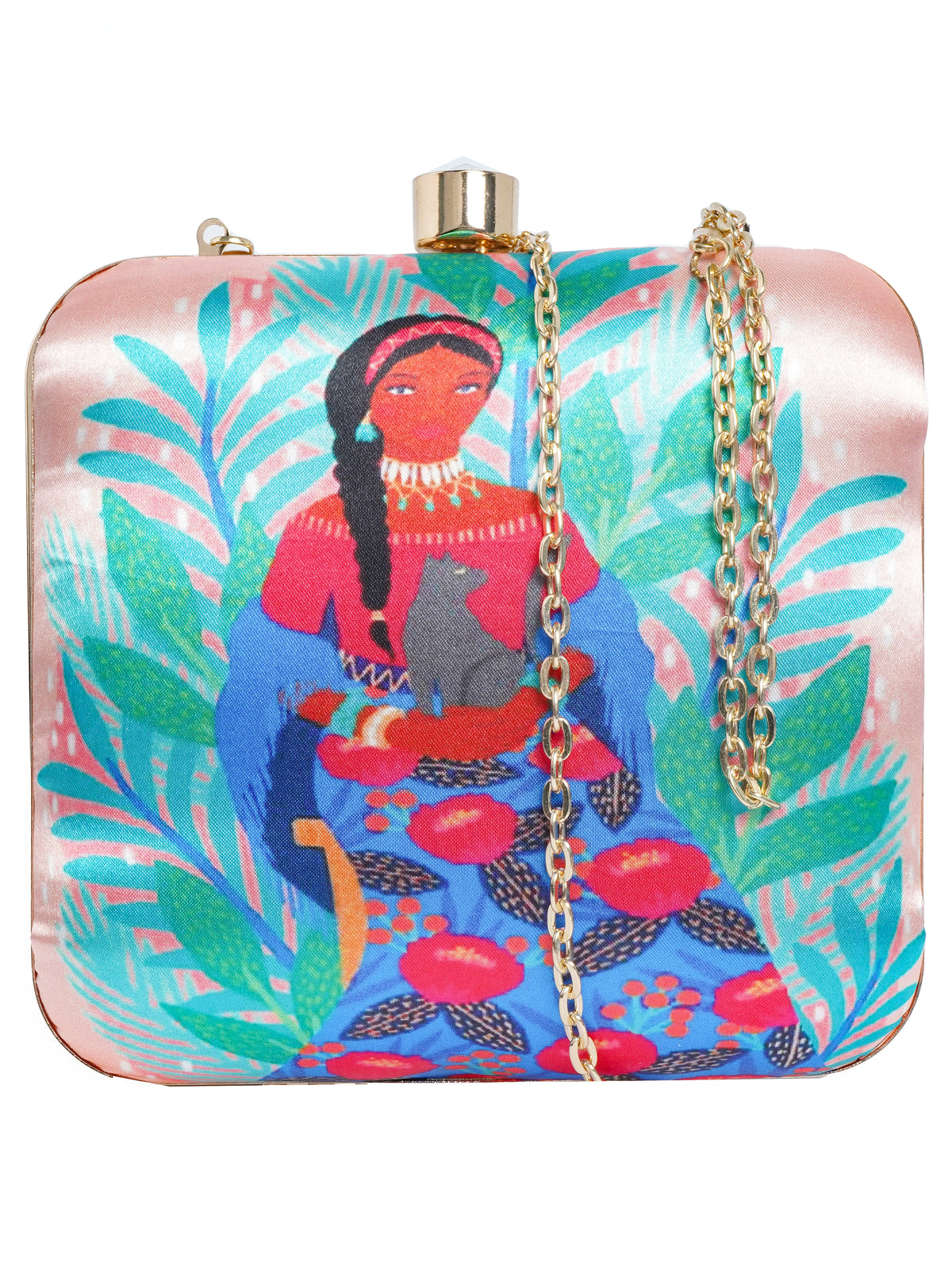 VRPS Printed Clutche | Handcrafted Ethnic Bag | SWIS-2099 | Additional Angle