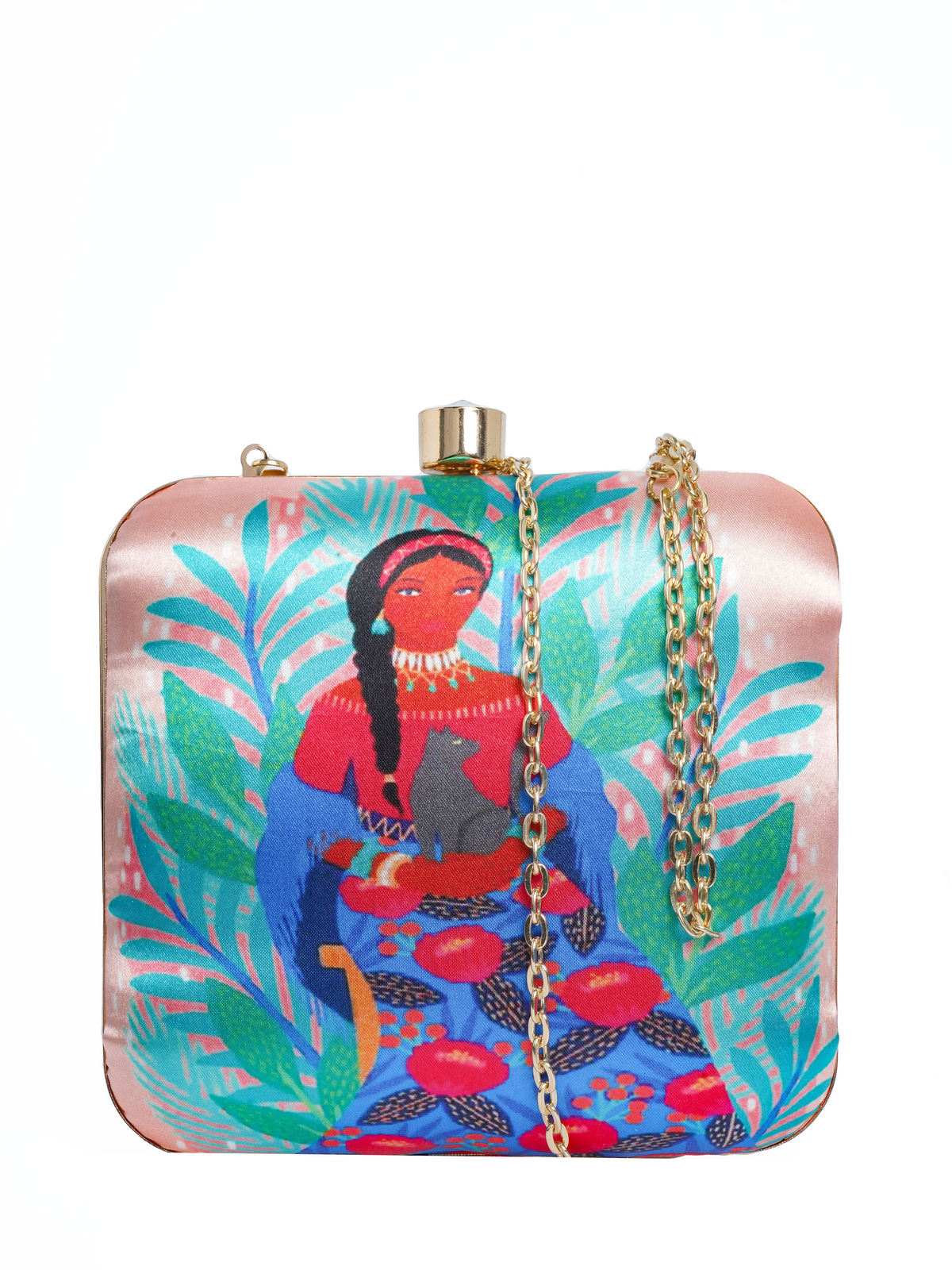 VRPS Printed Clutche | Handcrafted Ethnic Bag | SWIS-2099 | Additional Angle