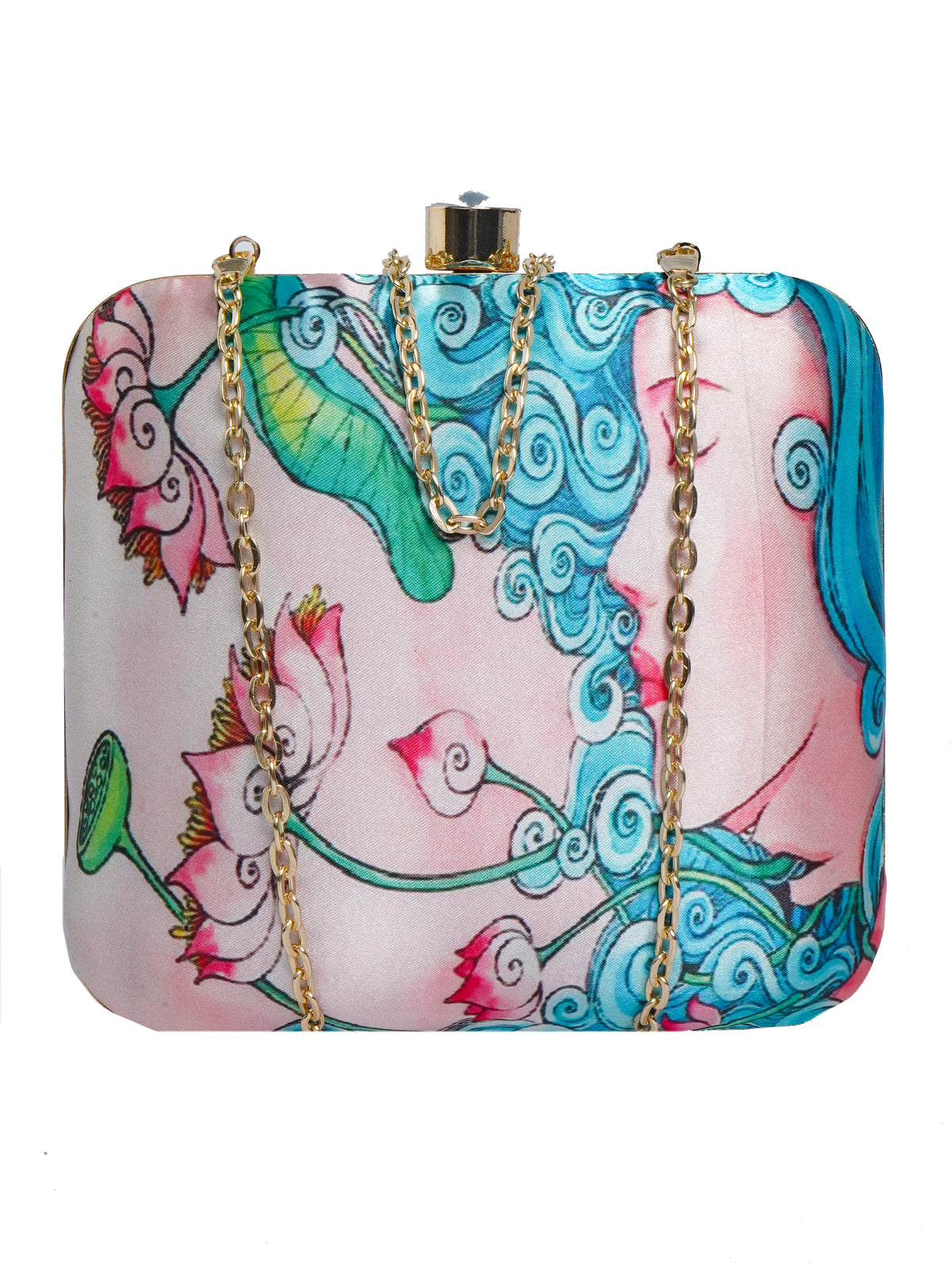 VRPS Printed Clutche | Handcrafted Ethnic Bag | SWIS-2101 | Additional Angle