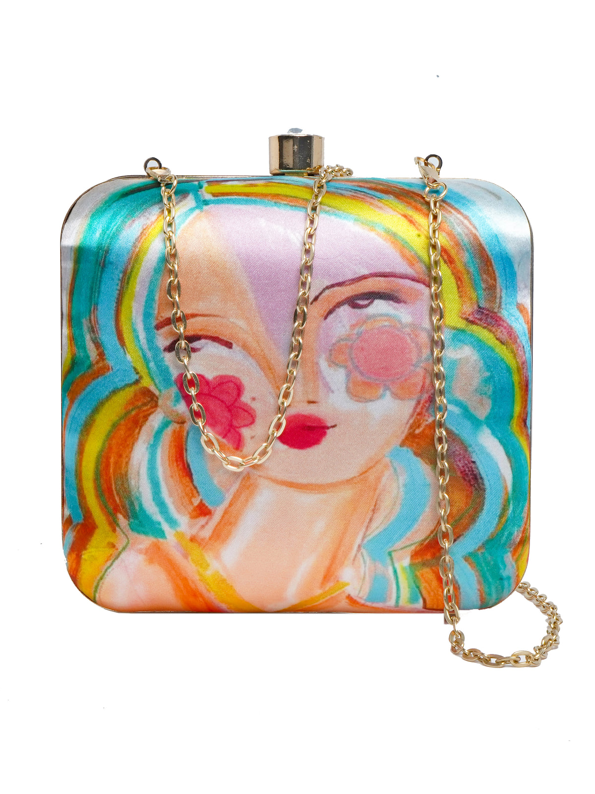 VRPS Printed Clutche | Handcrafted Ethnic Bag | SWIS-2102 | Additional Angle