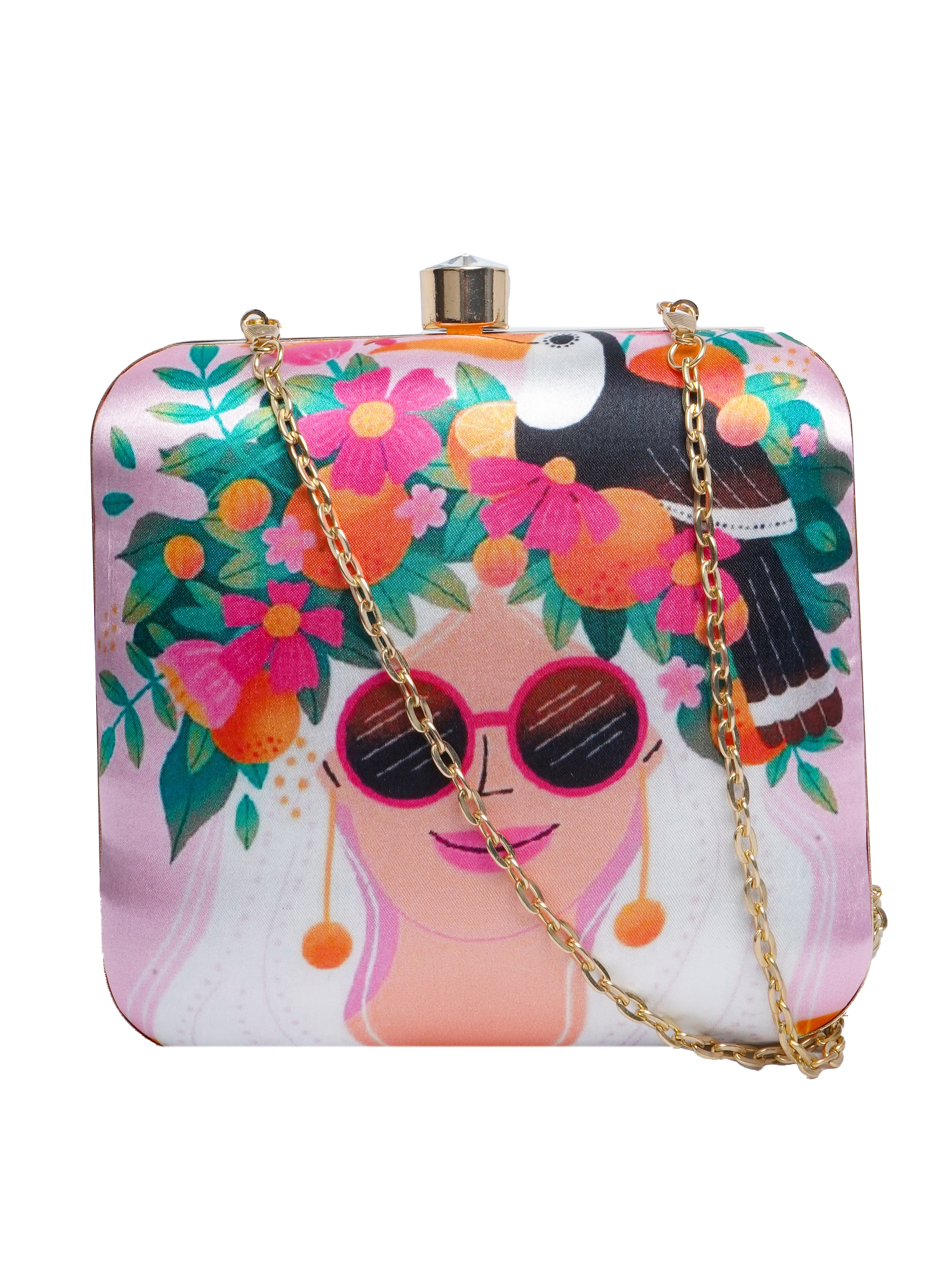 VRPS Printed Clutch | Handcrafted Ethnic Bag | SWIS-2103 | Additional Angle
