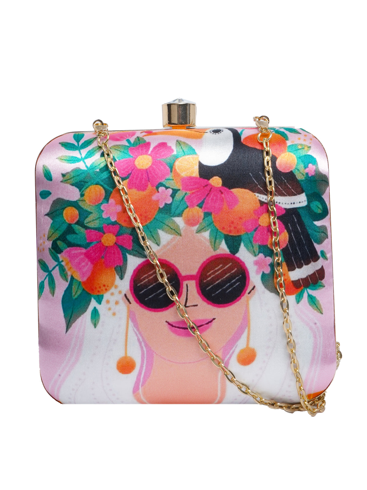 VRPS Printed Clutche | Handcrafted Ethnic Bag | SWIS-2103 | Additional Angle
