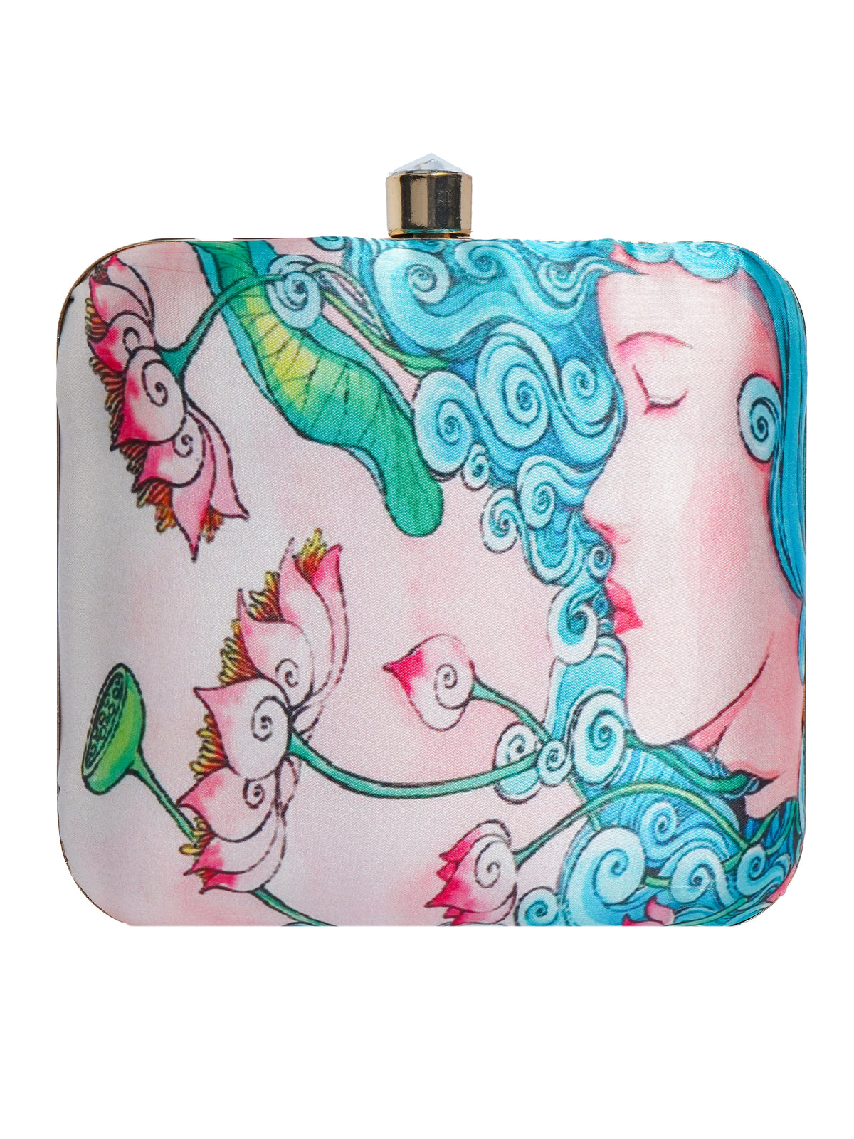 VRPS Printed Clutche | Handcrafted Ethnic Bag | SWIS-2101 | Additional Angle